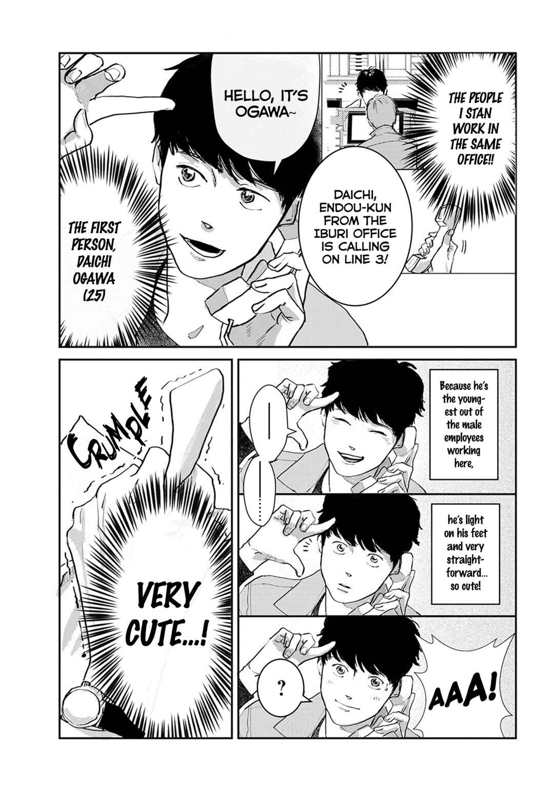Page 6 Chapter 1 Me no Doku Sugiru Shokuba no Futari