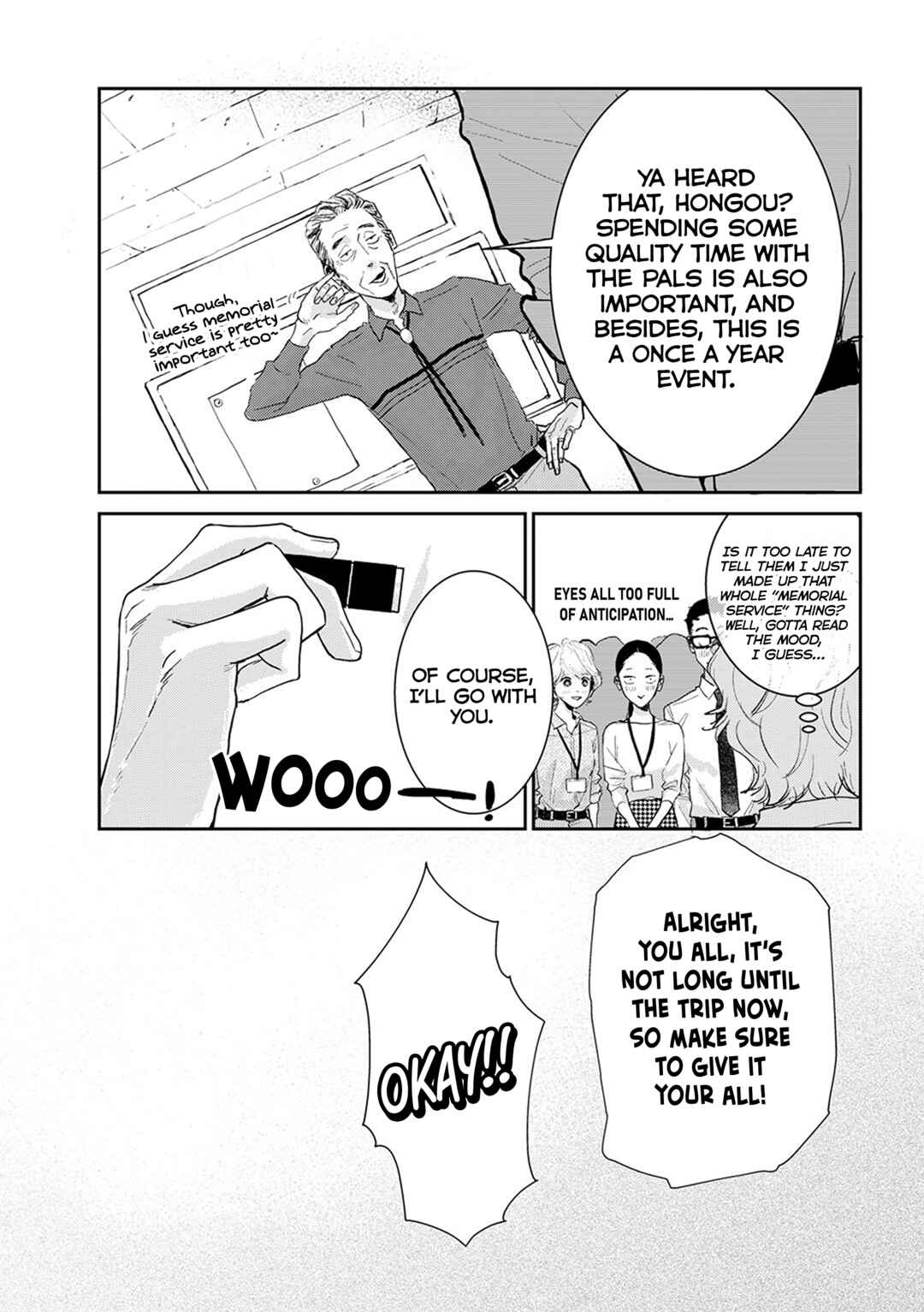 Page 9 Chapter 9.3 Me no Doku Sugiru Shokuba no Futari