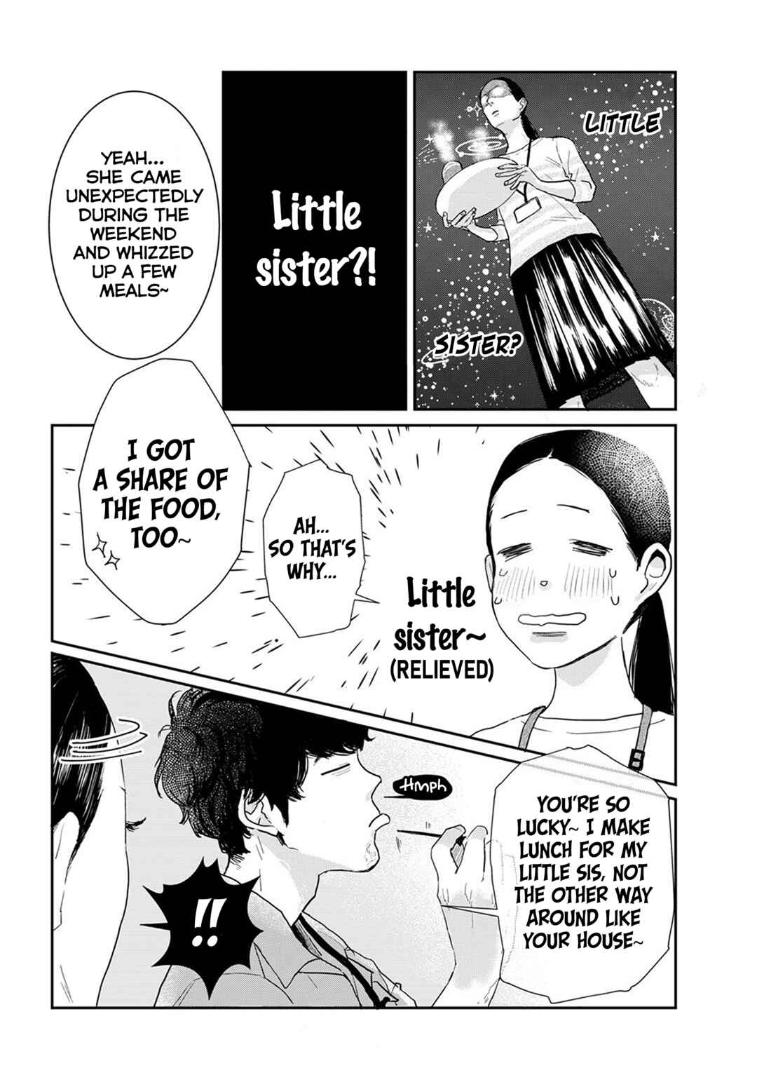 Page 4 Chapter 9 Me no Doku Sugiru Shokuba no Futari