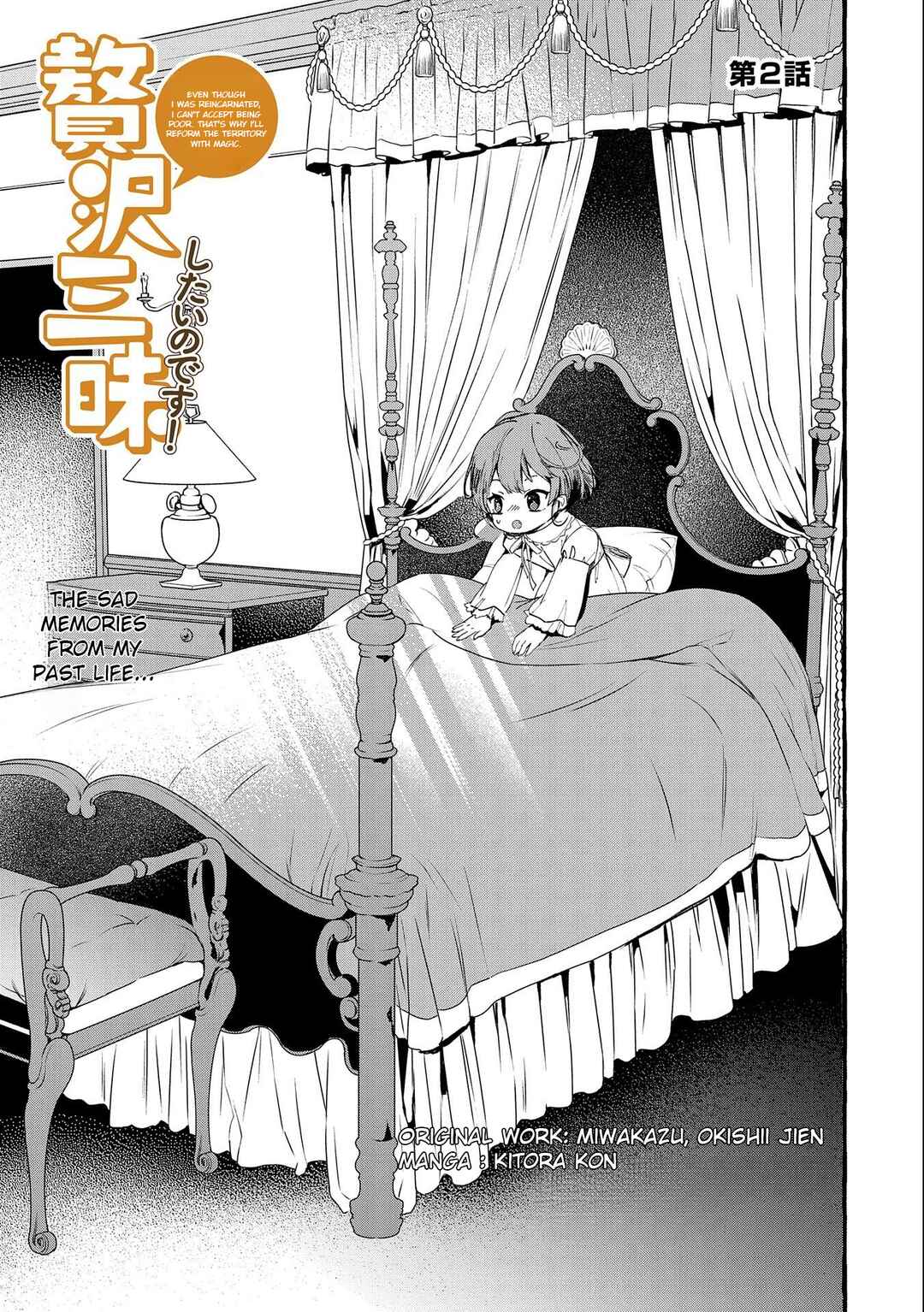 Page 3 Chapter 2 Zeitaku Zanmai Shitai no desu! ~Tensei Shita no ni Binbou nante Yurusenai no de, Mahou de Ryouchi Kaikaku~