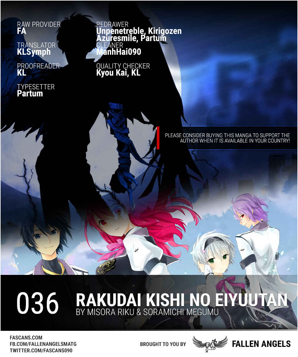 Page 43 Chapter 36 Rakudai Kishi no Eiyuutan