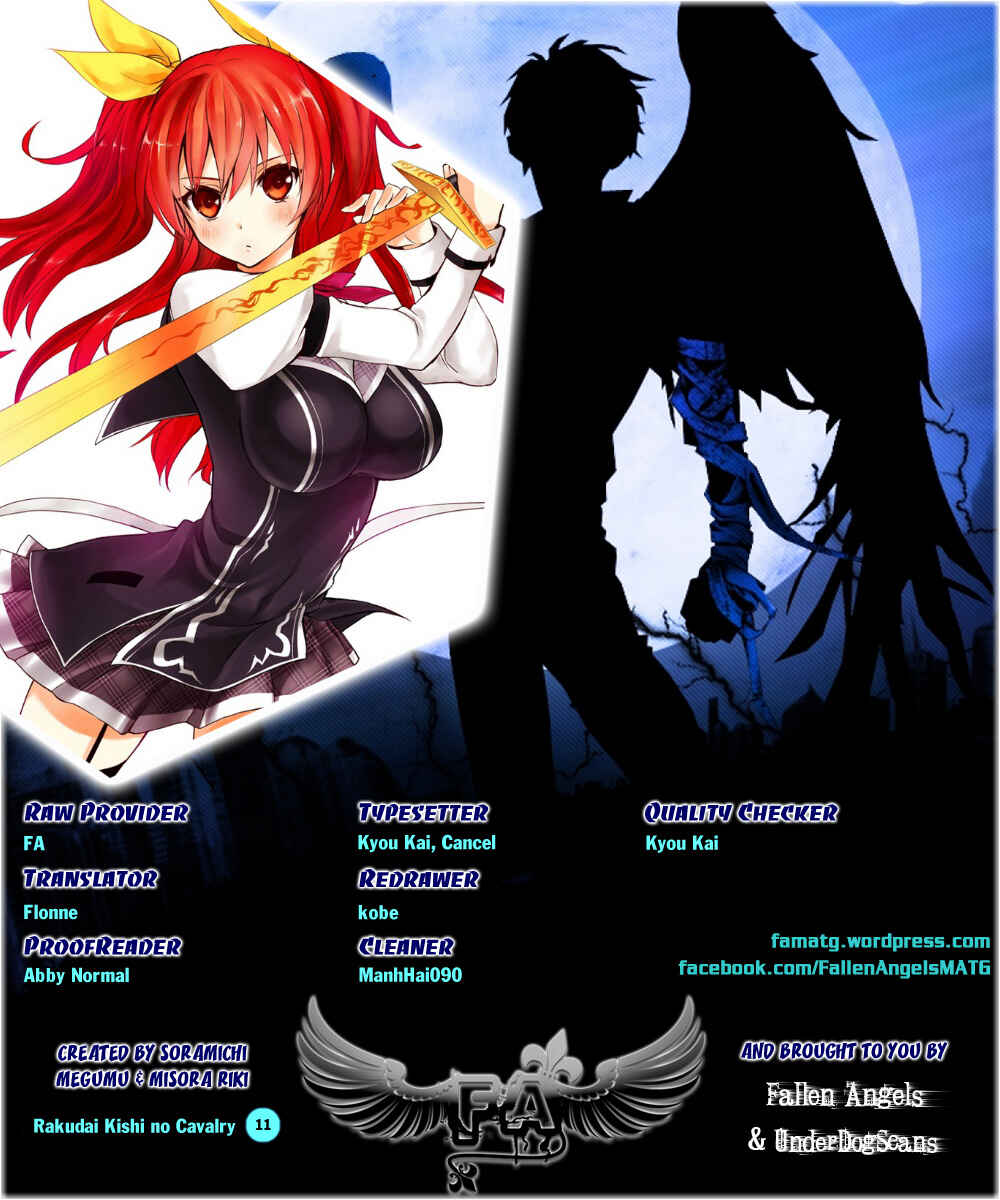 Page 1 Chapter 11 Rakudai Kishi no Eiyuutan