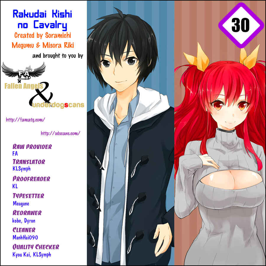 Page 1 Chapter 30 Rakudai Kishi no Eiyuutan