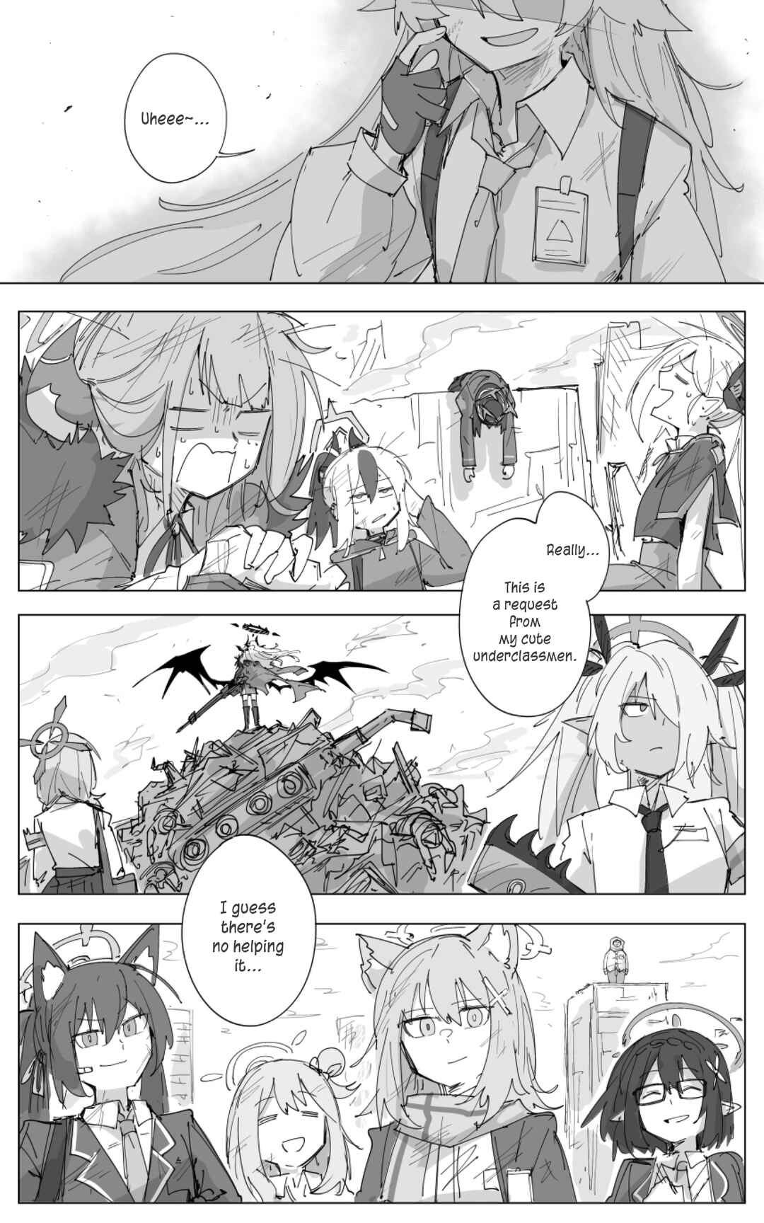 Page 1 Chapter 4 Blue Archive - Kankans Blue Archive Logs (Doujinshi)