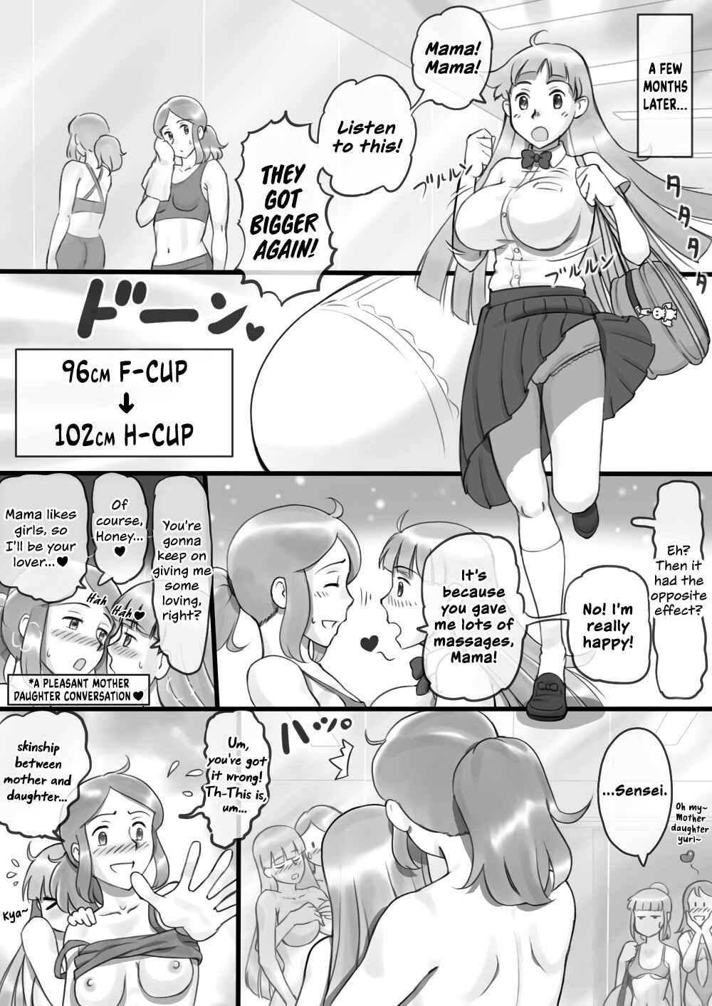 Page 26 Chapter Unknown_dad4 Girl on Mom: Himitsu no Bust Lesson