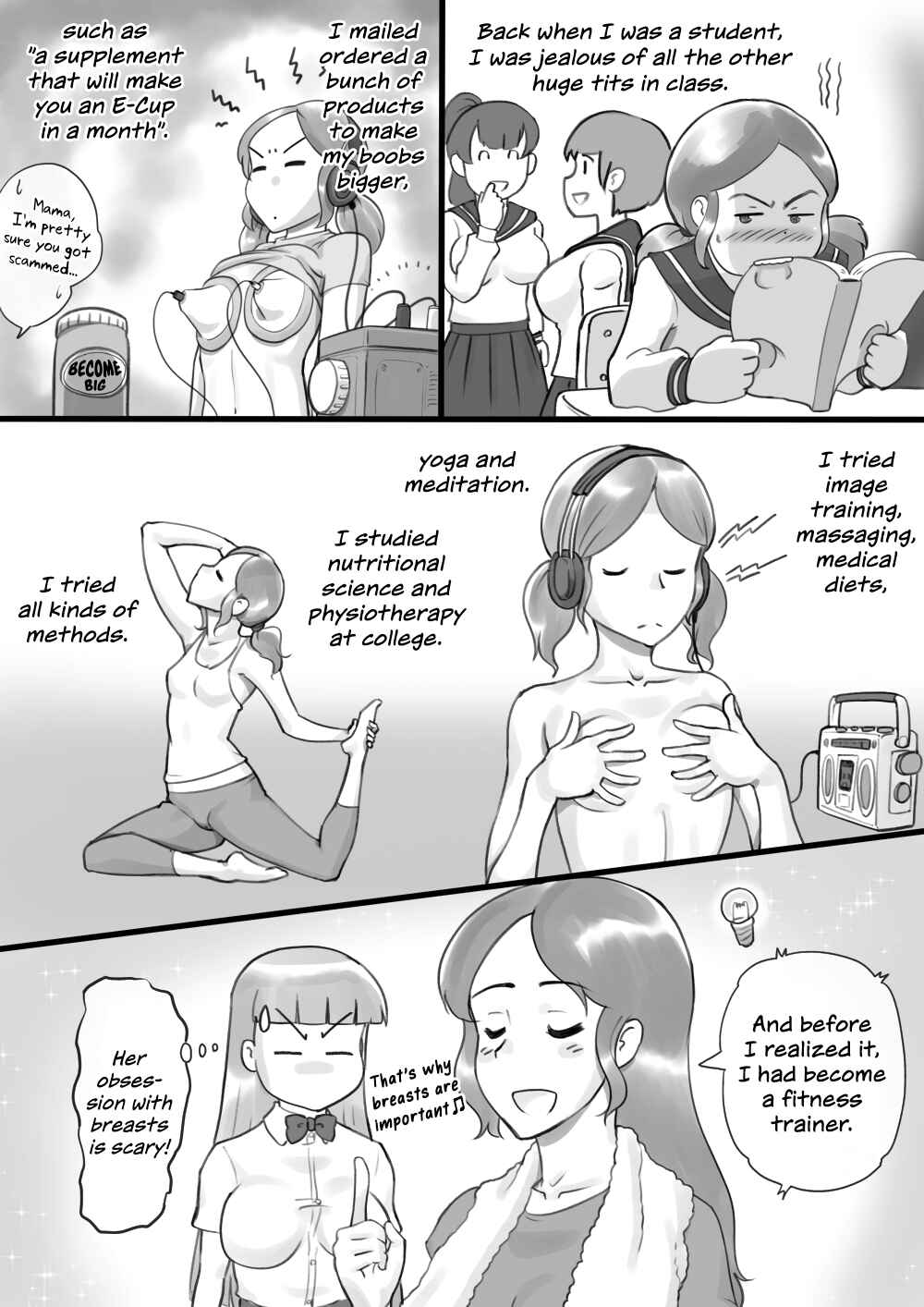 Page 7 Chapter Unknown_dad4 Girl on Mom: Himitsu no Bust Lesson