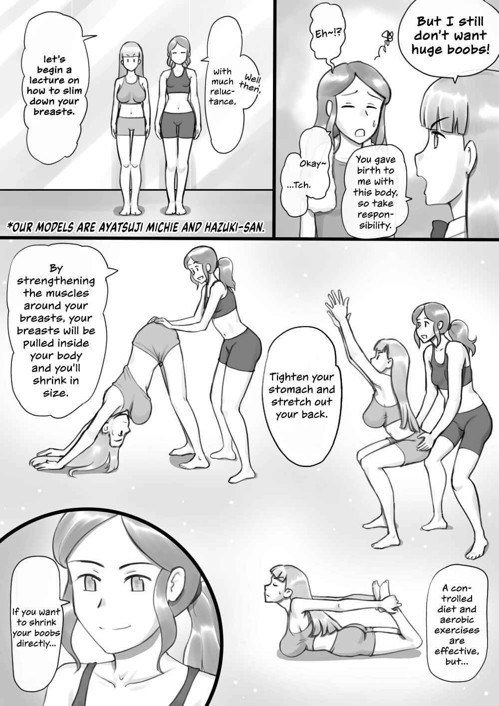 Page 8 Chapter Unknown_dad4 Girl on Mom: Himitsu no Bust Lesson