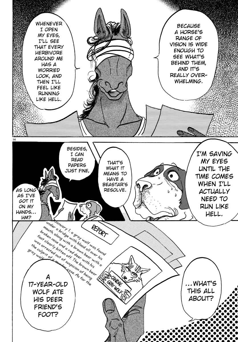 Page 14 Chapter 99 BEASTARS