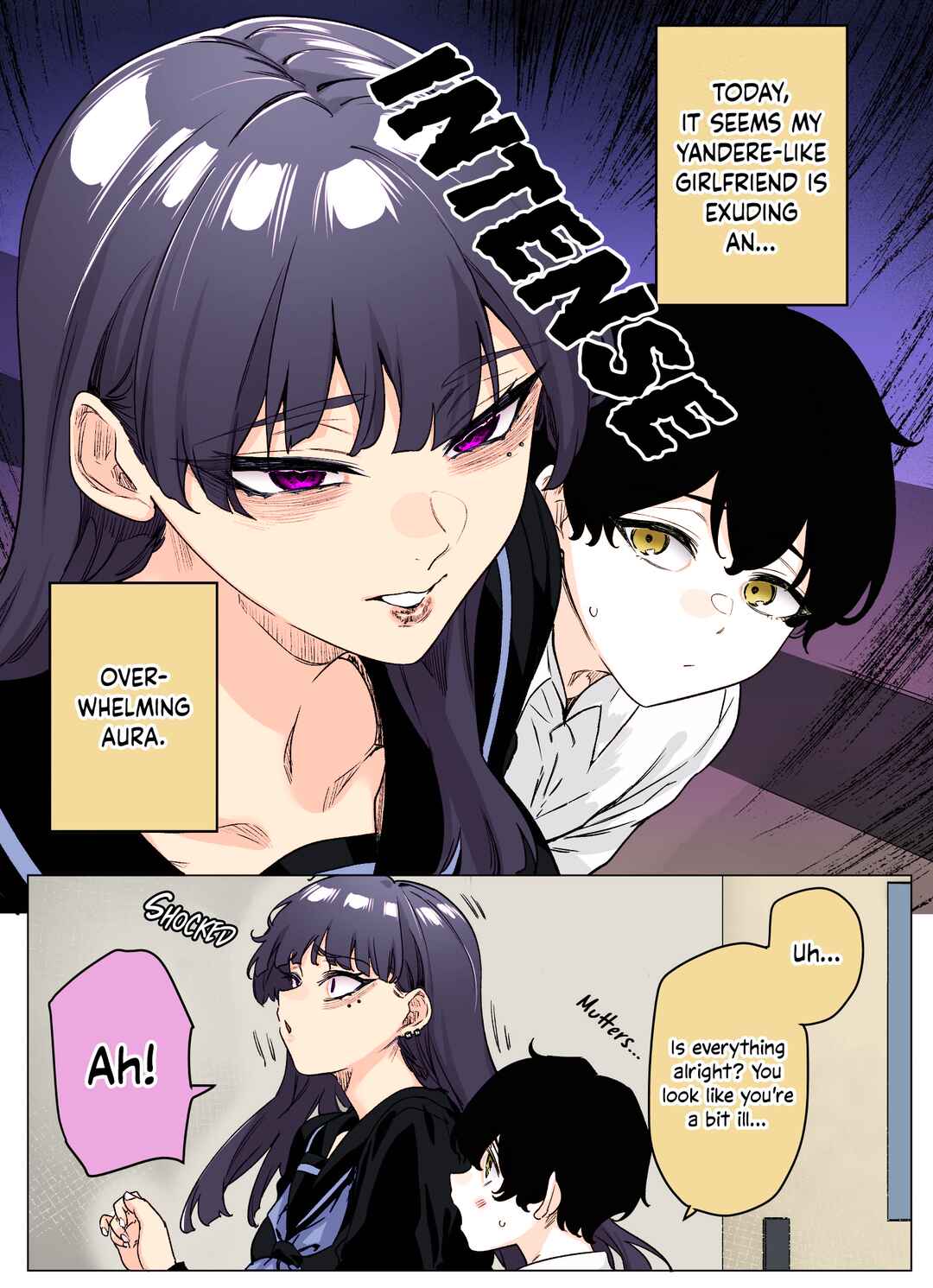 Page 1 Chapter 23 I Thought She Was a Yandere, but Apparently Shes Even Worse (Fan Colored)