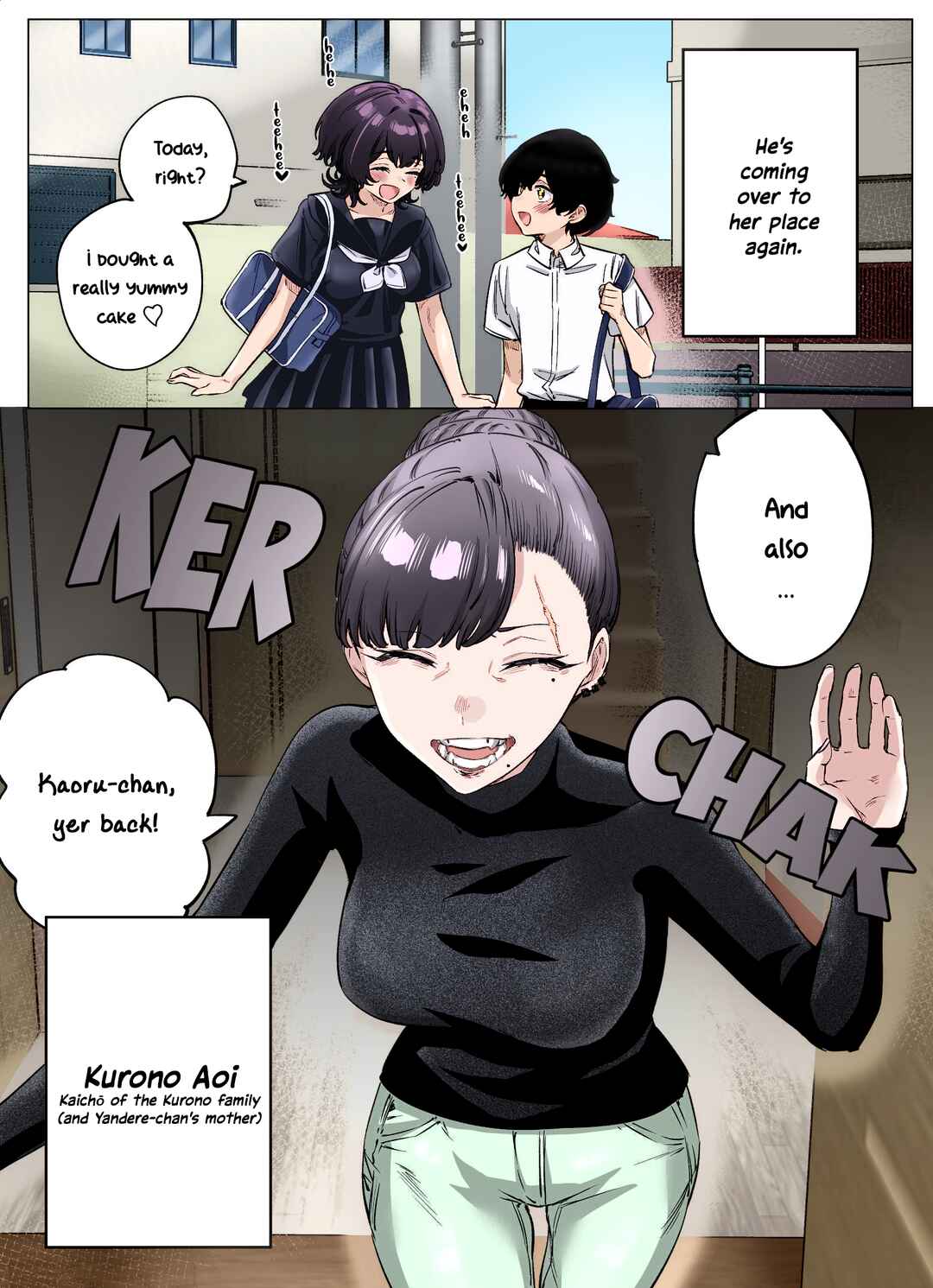 Page 1 Chapter 77 I Thought She Was a Yandere, but Apparently Shes Even Worse (Fan Colored)