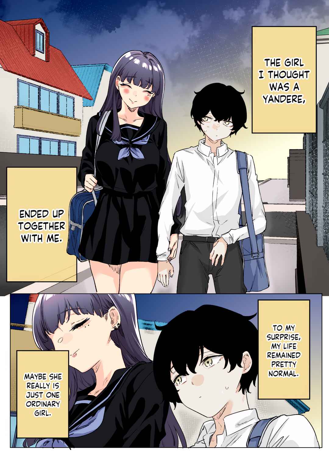 Page 1 Chapter 13 I Thought She Was a Yandere, but Apparently Shes Even Worse (Fan Colored)