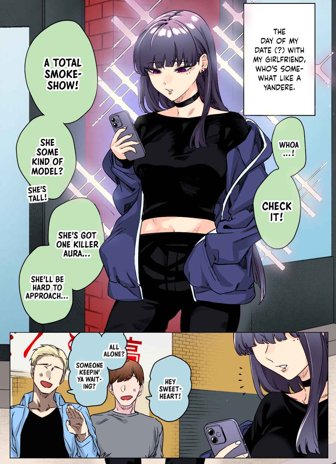 Page 1 Chapter 18 I Thought She Was a Yandere, but Apparently Shes Even Worse (Fan Colored)