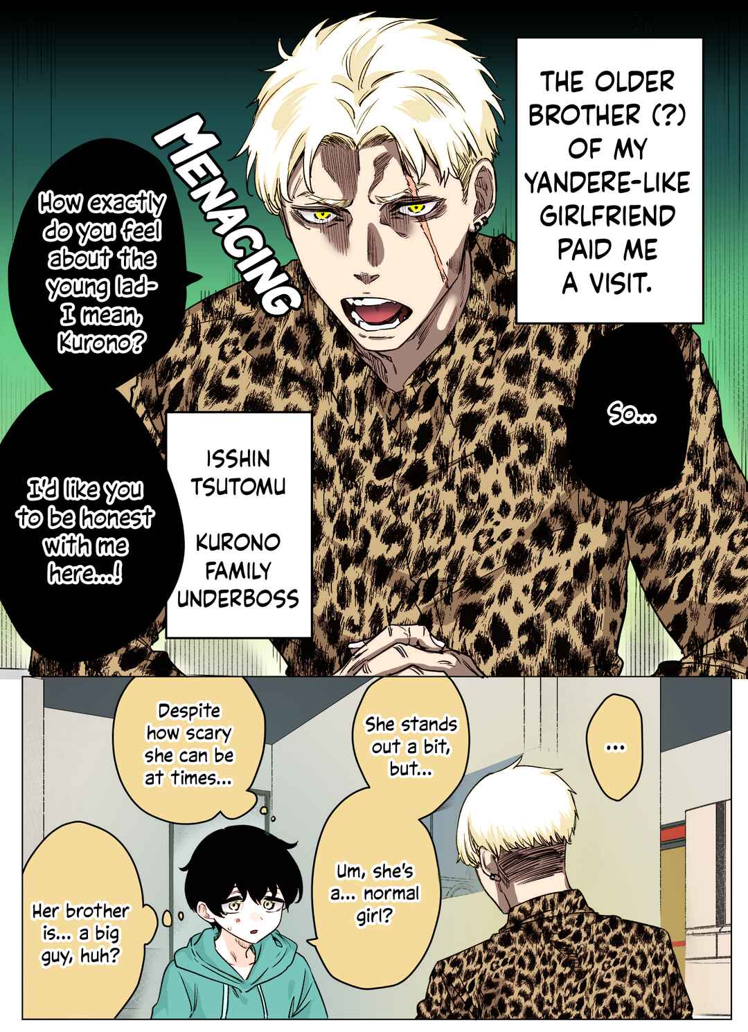 Page 1 Chapter 22 I Thought She Was a Yandere, but Apparently Shes Even Worse (Fan Colored)