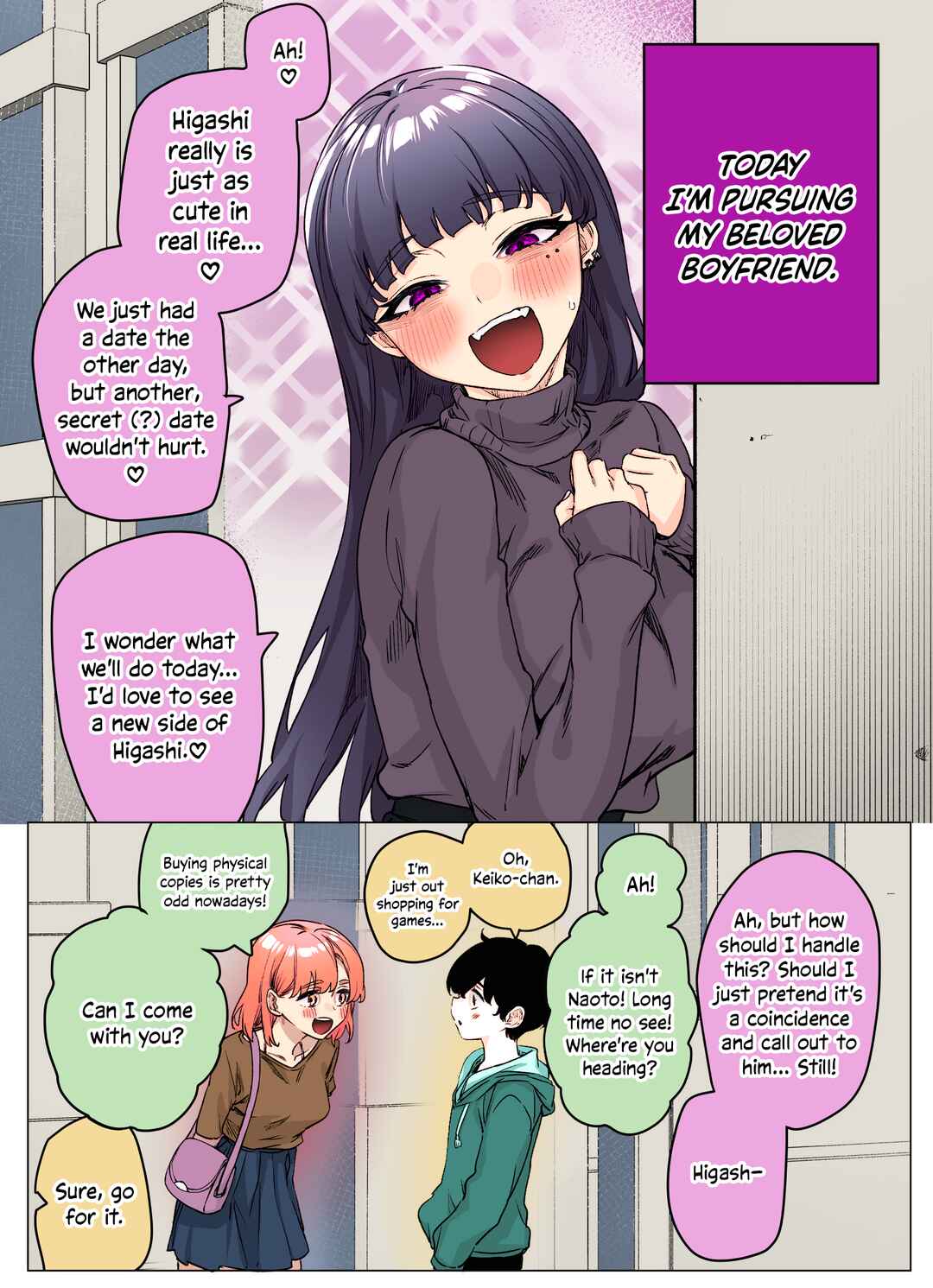 Page 1 Chapter 24 I Thought She Was a Yandere, but Apparently Shes Even Worse (Fan Colored)