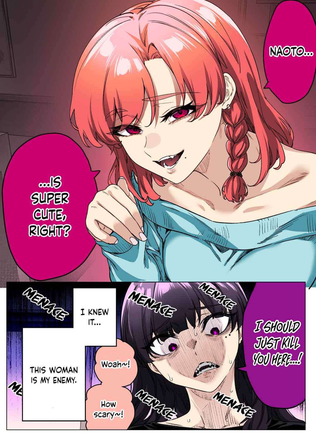 Page 2 Chapter 33 I Thought She Was a Yandere, but Apparently Shes Even Worse (Fan Colored)