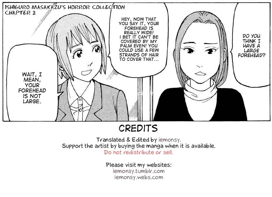 Page 1 Chapter 2 Ishiguro Masakazus Kyoufu Tanpen