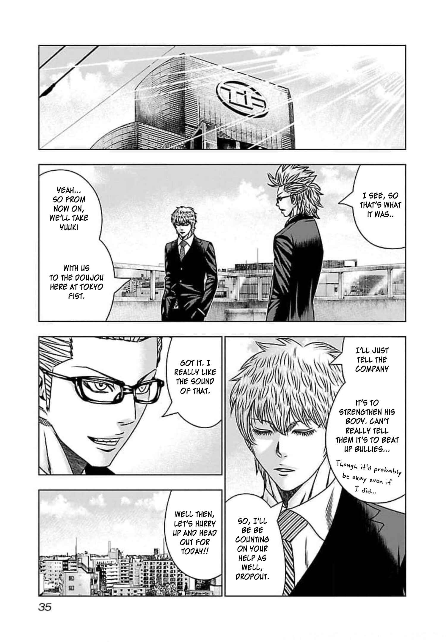 Page 35 Chapter 68 Bouncer -Tokyo Fist-