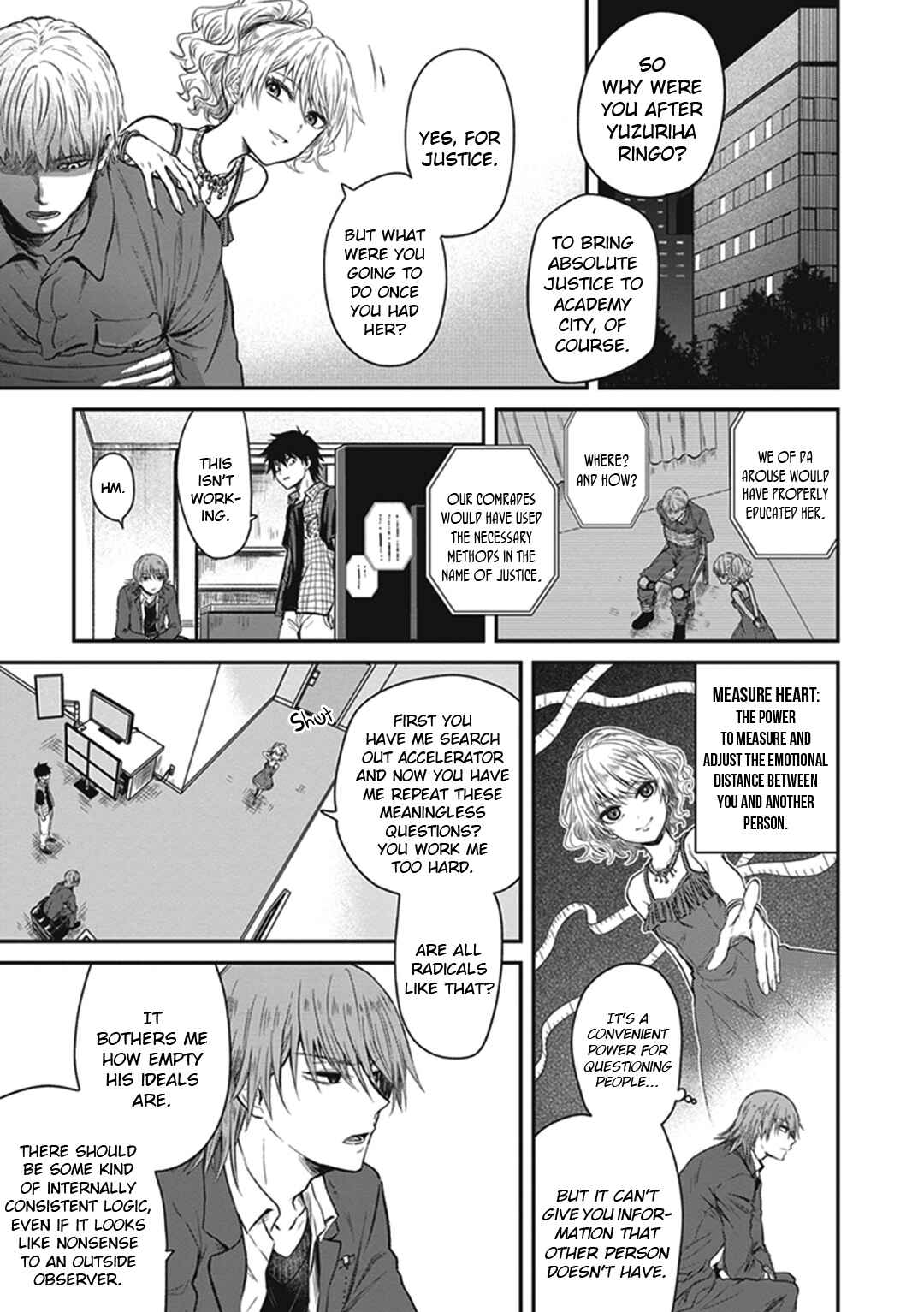 Page 1 Chapter 2 Toaru Majutsu no Index Gaiden - Toaru Kagaku no Dark Matter