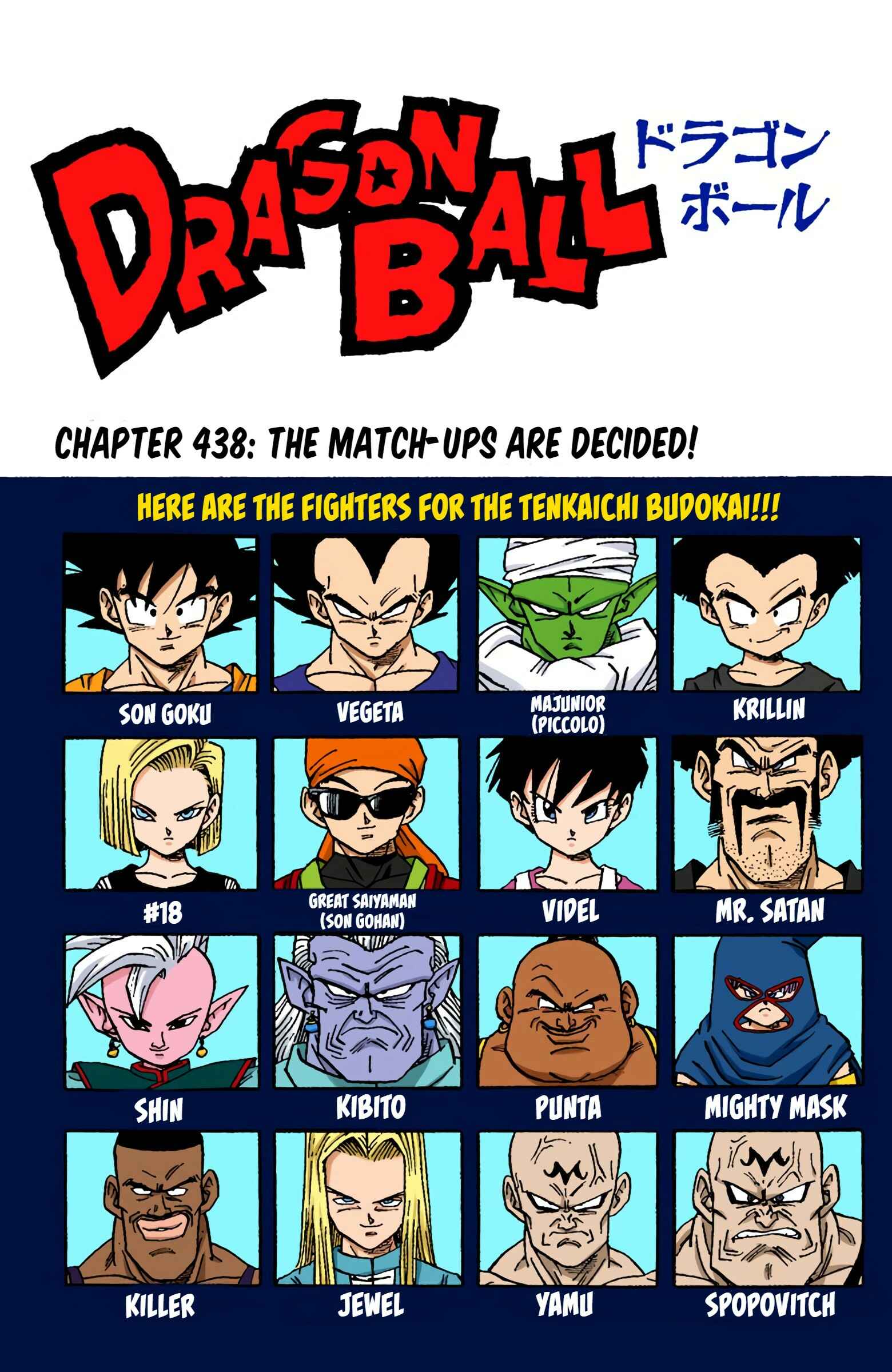 Page 1 Chapter 438 Dragon Ball (Official Colored)