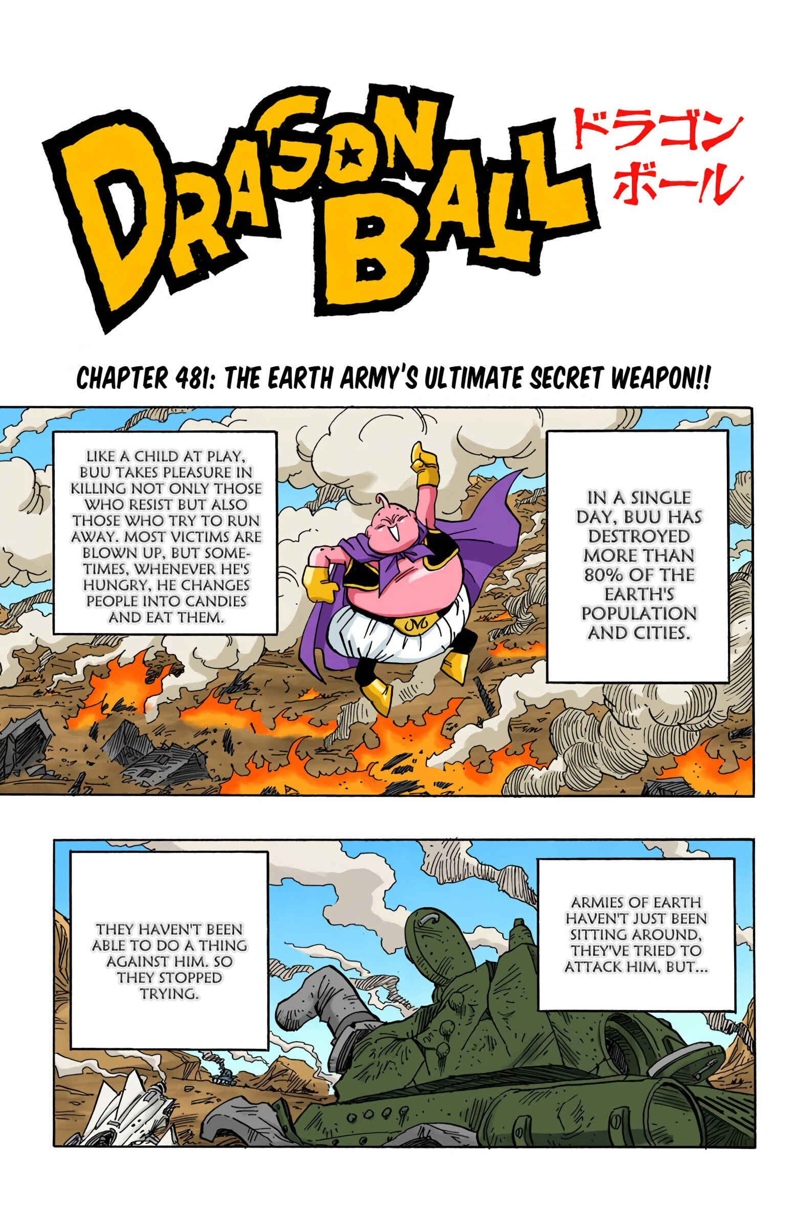 Page 1 Chapter 481 Dragon Ball (Official Colored)