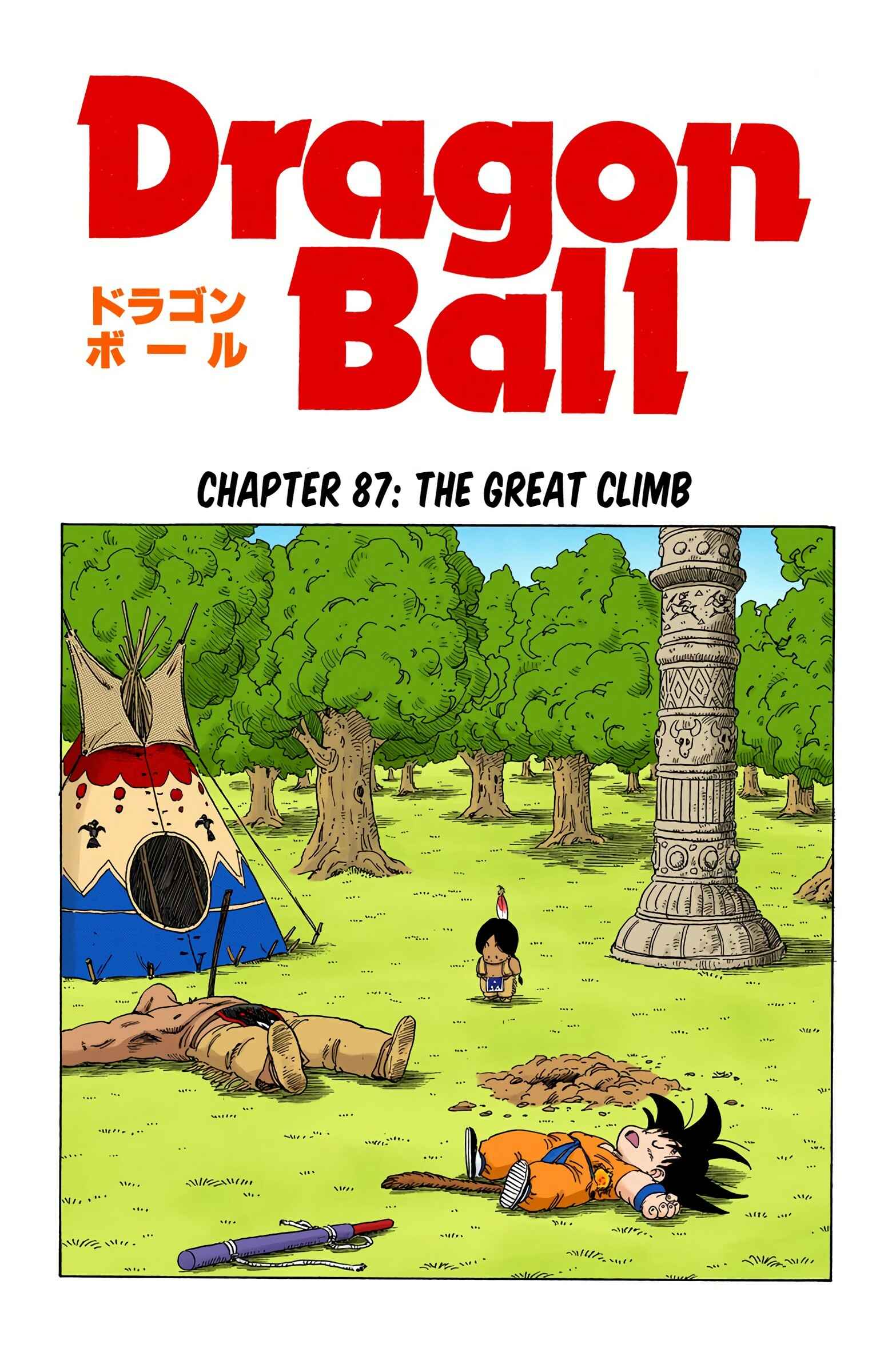 Page 1 Chapter 87 Dragon Ball (Official Colored)