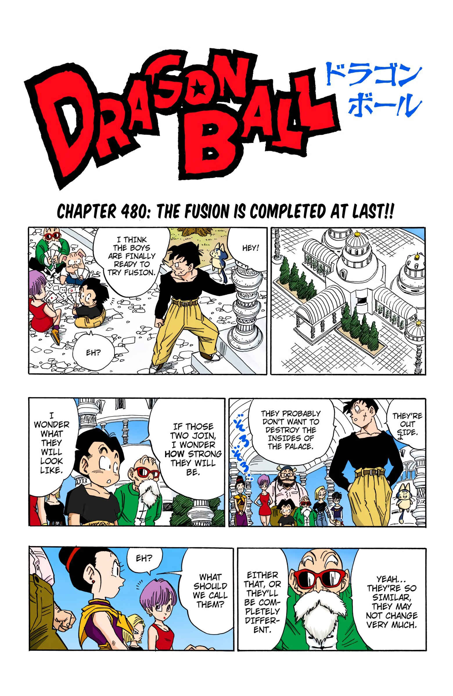 Page 1 Chapter 480 Dragon Ball (Official Colored)