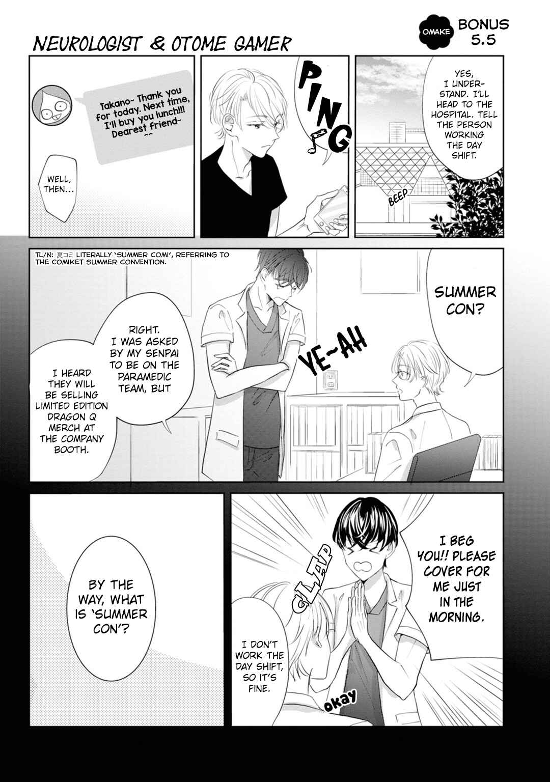 Page 21 Chapter 5 Shinkei Naikai to Otome Gamer
