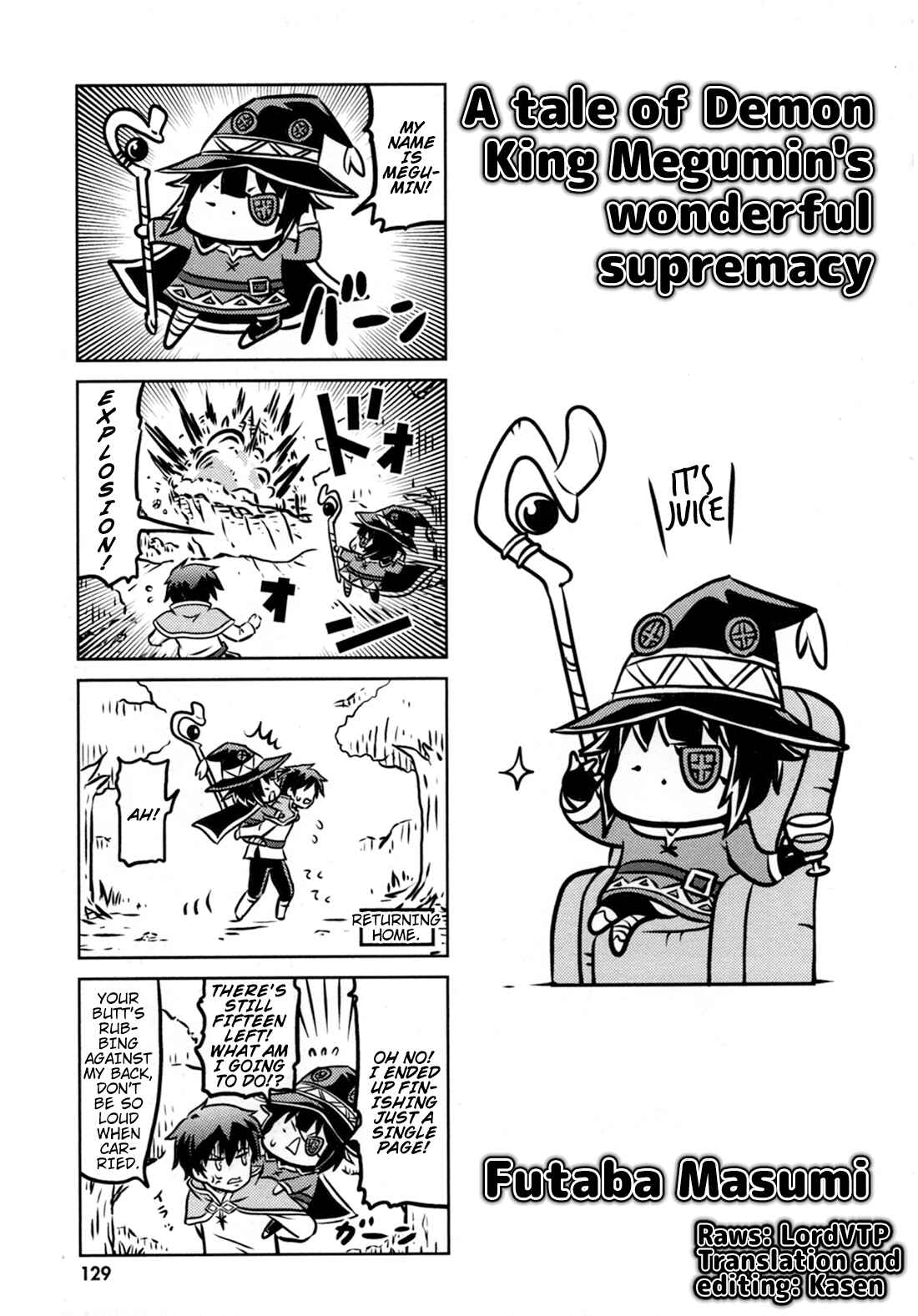 Page 1 Chapter 13 Kono Subarashii Sekai ni Shukufuku wo! Megumin Anthology