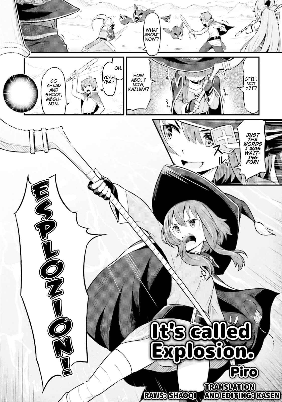 Page 1 Chapter 2 Kono Subarashii Sekai ni Shukufuku wo! Megumin Anthology