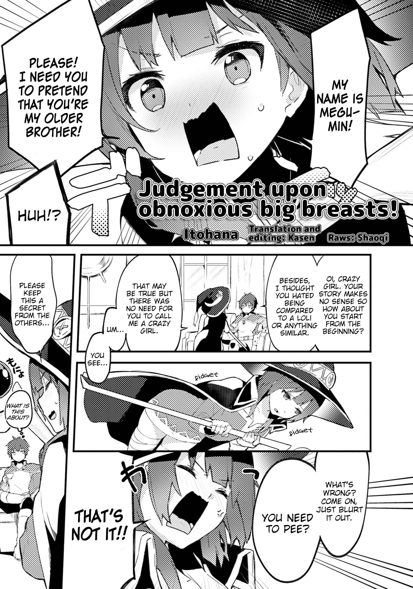 Page 1 Chapter 3 Kono Subarashii Sekai ni Shukufuku wo! Megumin Anthology