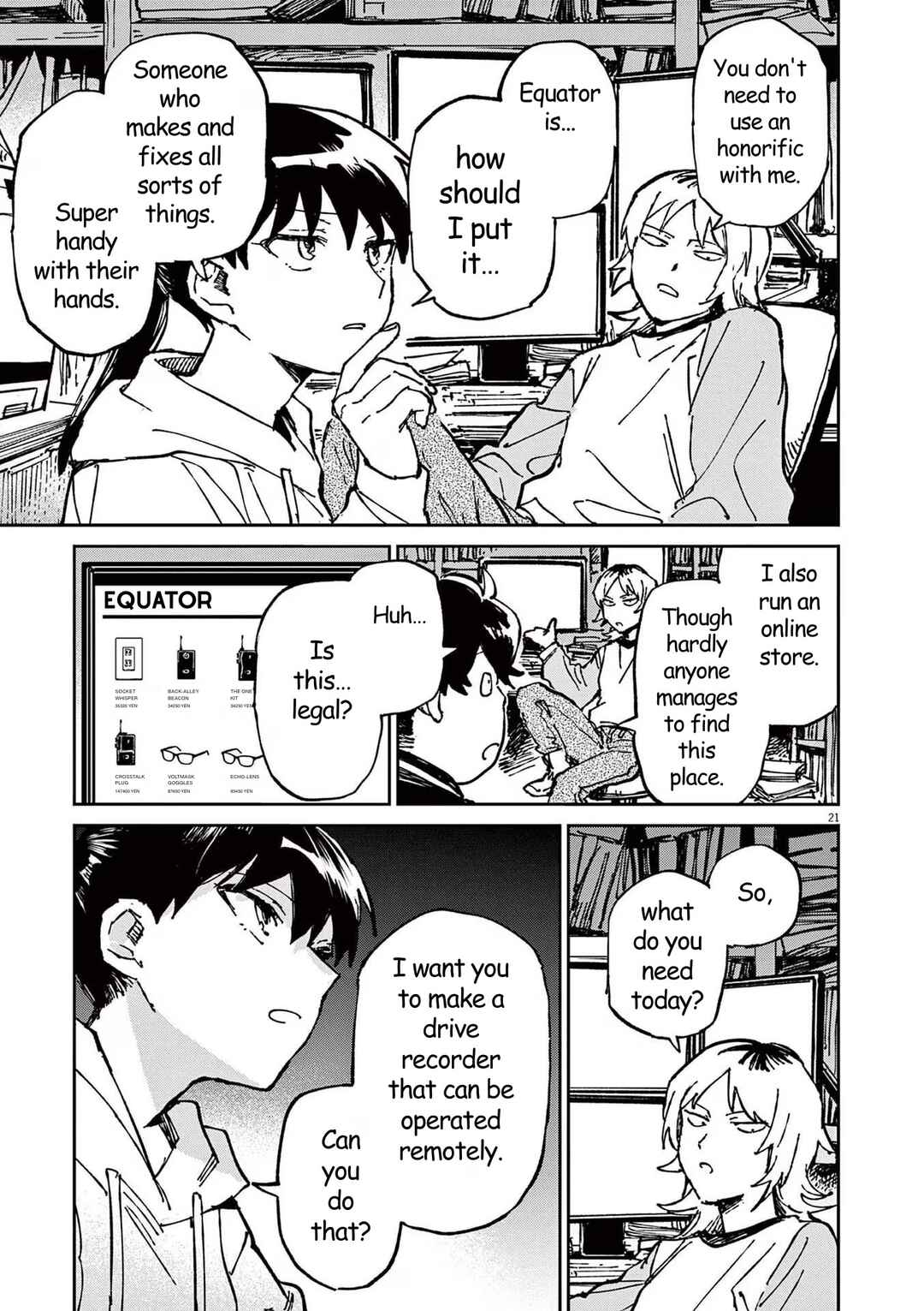 Page 21 Chapter 2 RoOT / Route of OddTaxi