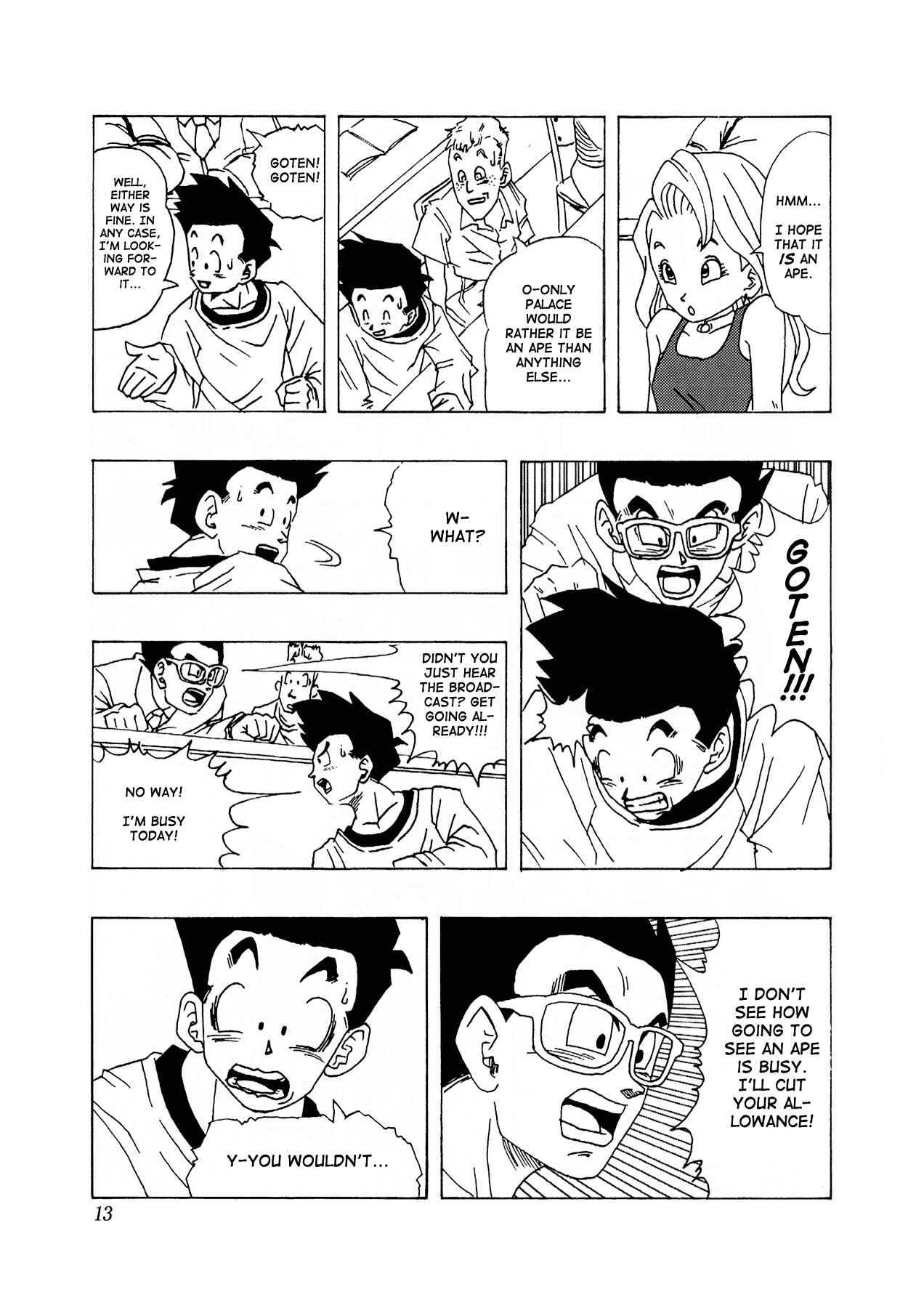 Page 14 Chapter 1 Dragon Ball AF (Toyotarou)