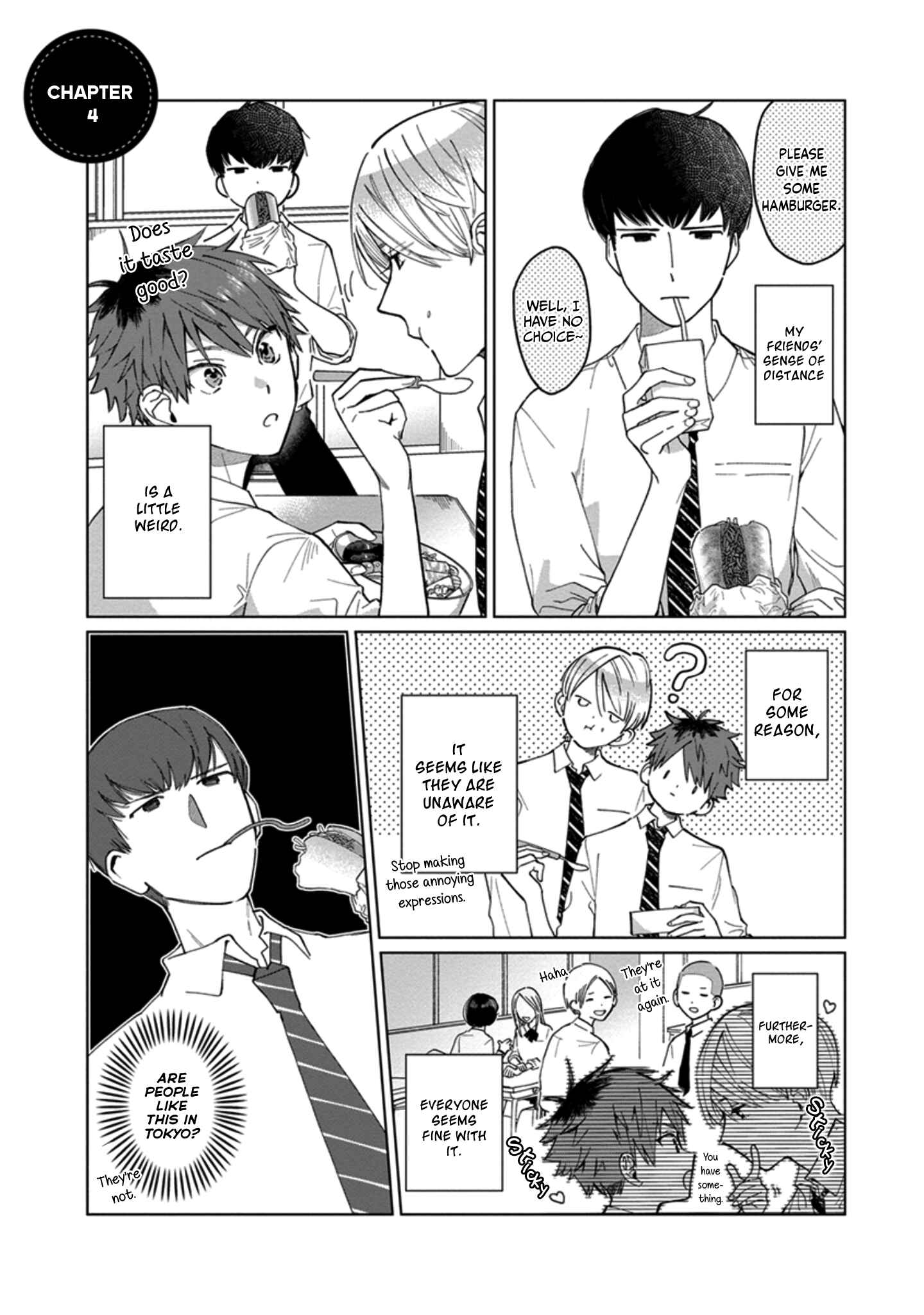 Page 1 Chapter 4 Osananajimi no Kao ga Yosugite Sakaraenai