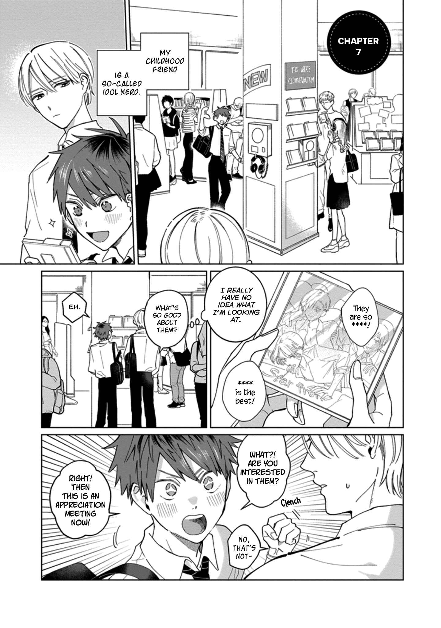 Page 1 Chapter 7 Osananajimi no Kao ga Yosugite Sakaraenai