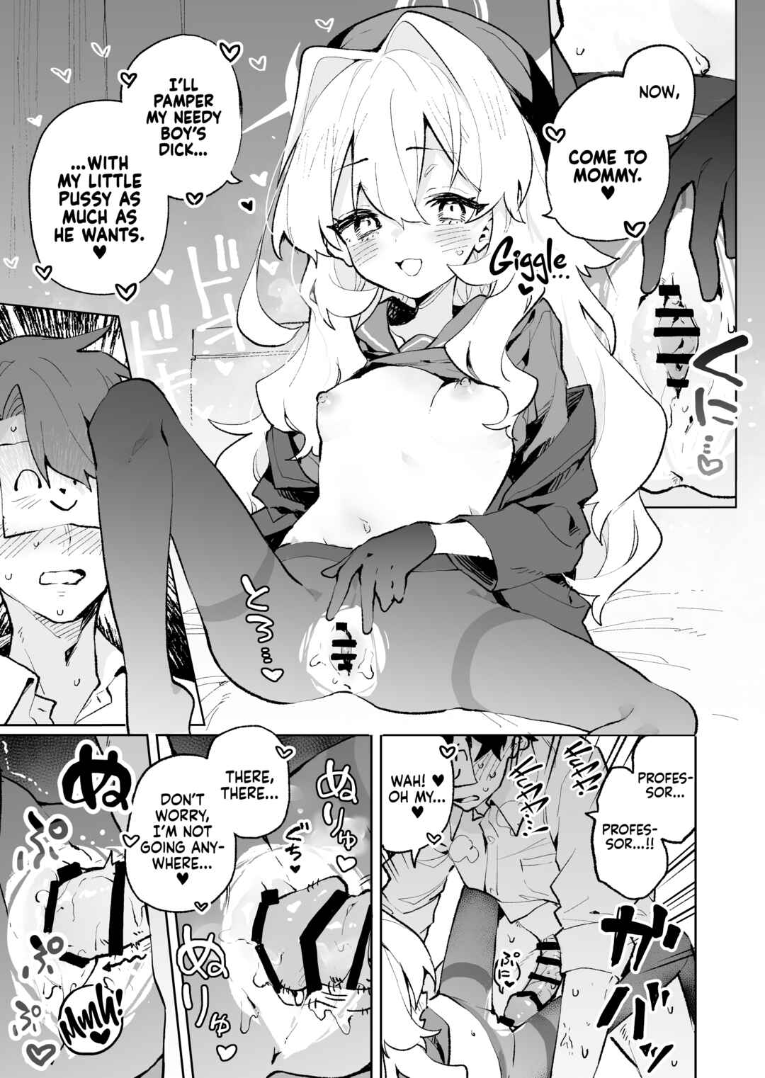 Page 28 Chapter Unknown_f6e4 Blue Archive - I Wont Be Defeated by Professor Niyaniyas Tantalizing Temptations!