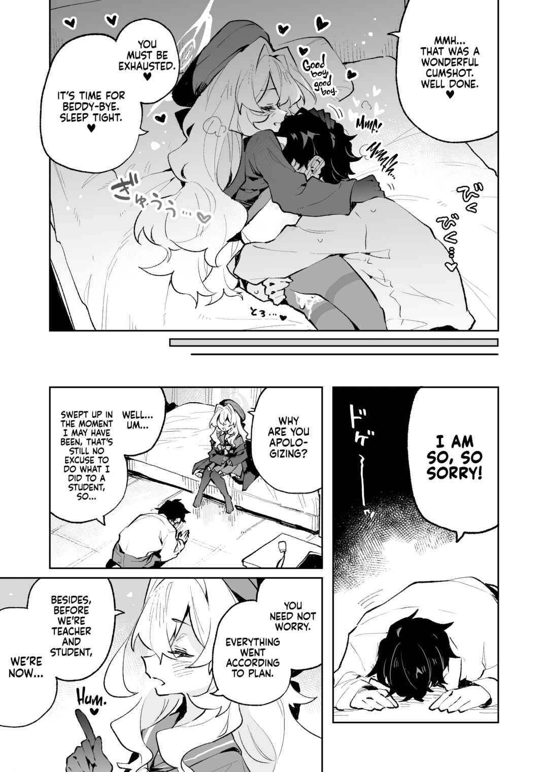 Page 36 Chapter Unknown_f6e4 Blue Archive - I Wont Be Defeated by Professor Niyaniyas Tantalizing Temptations!