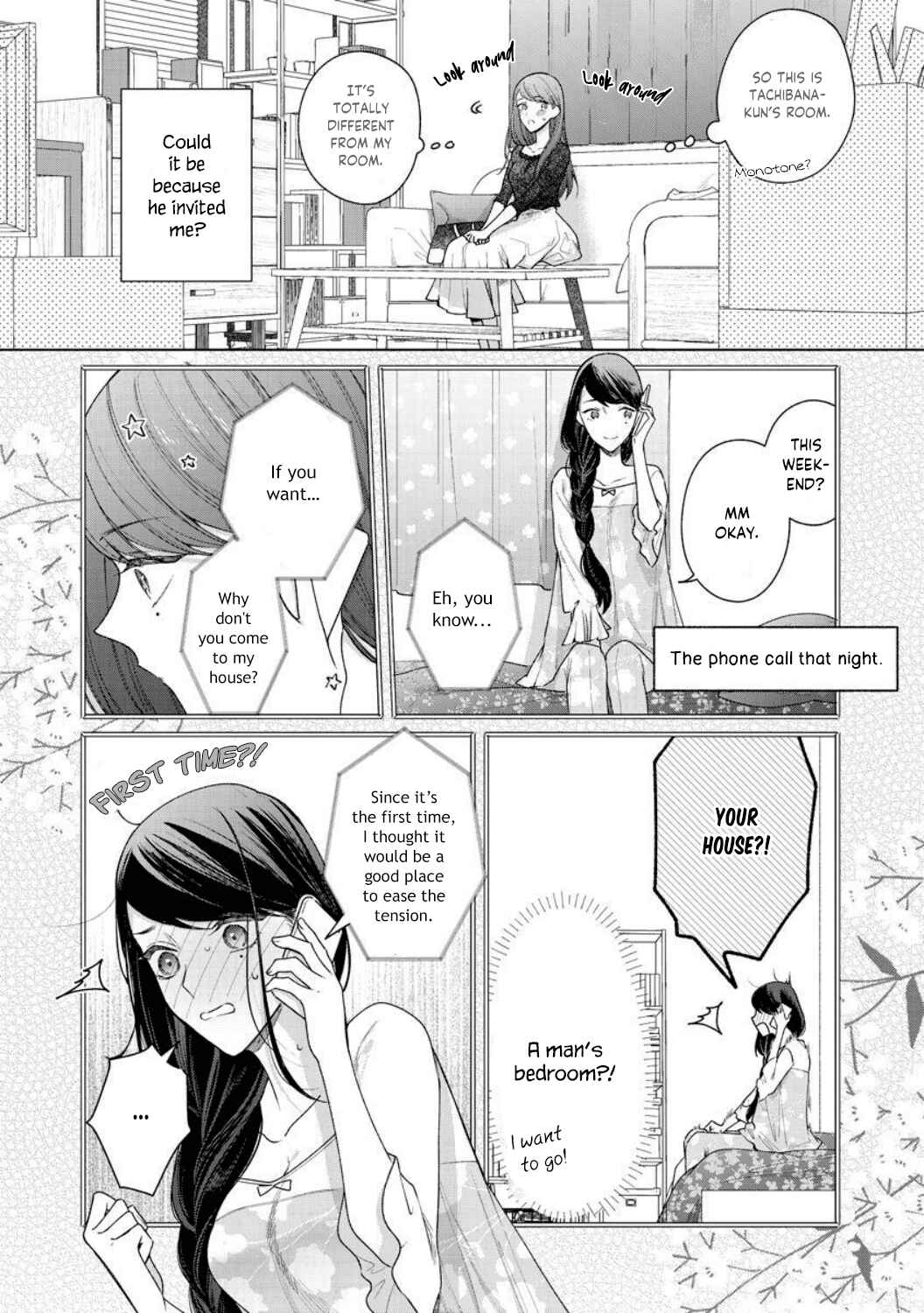 Page 12 Chapter 2 Tachibana-kun Daite Kudasai! Hajimete no Aite wa Douryou Ouji?!