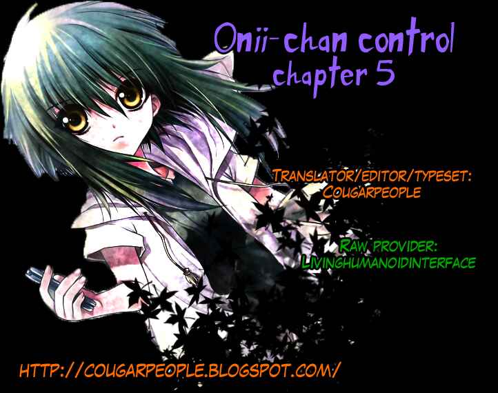 Page 26 Chapter 5 Oniichan Control