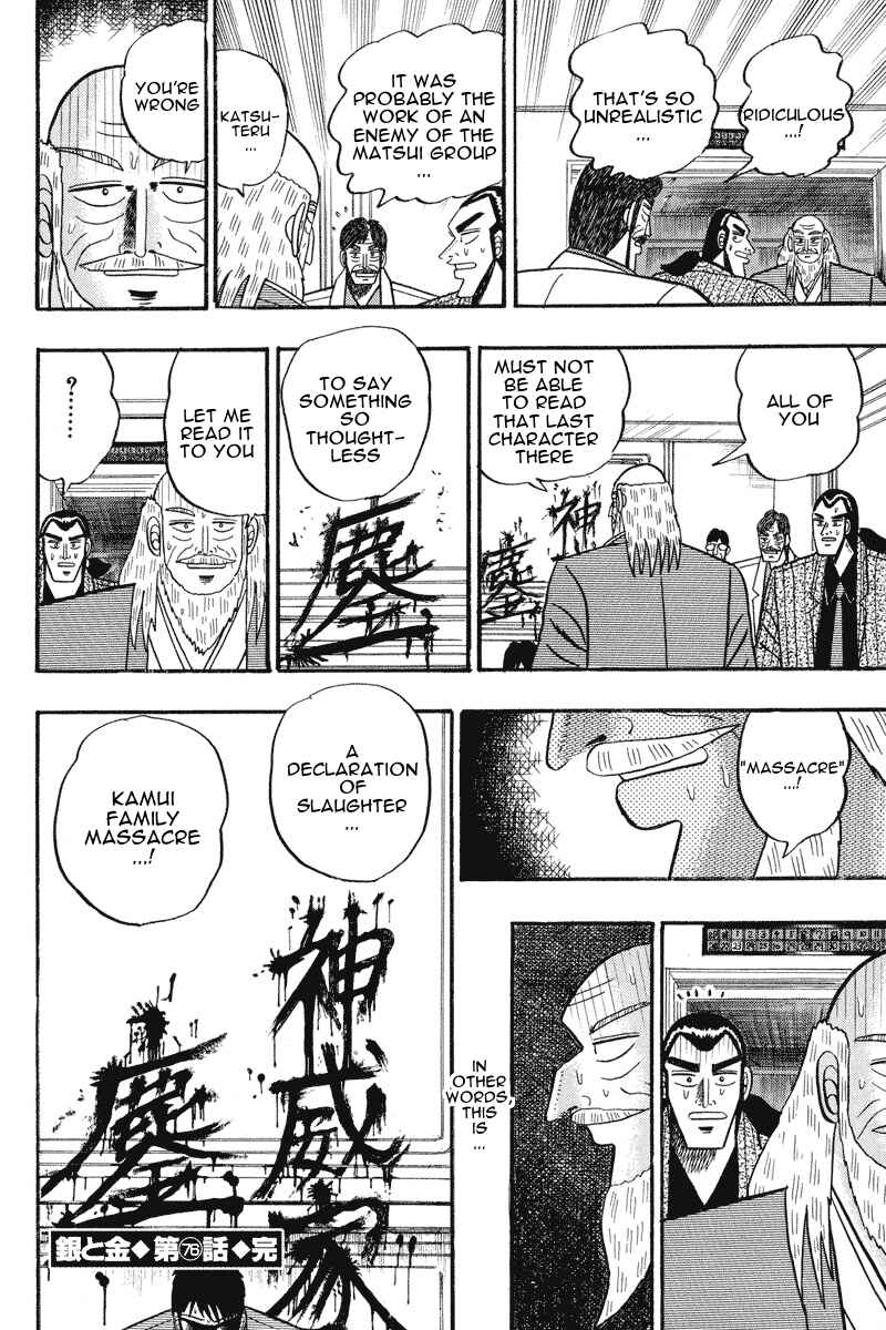 Page 20 Chapter 76 Silver and Gold