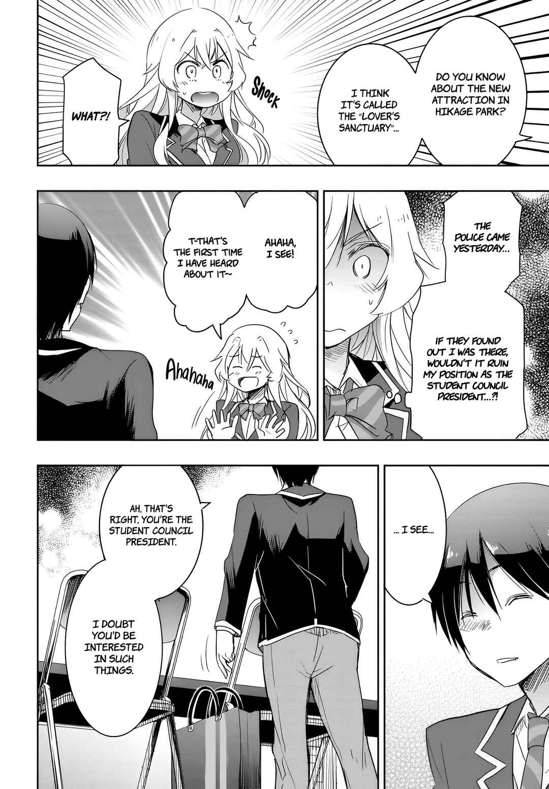Page 4 Chapter 10 Watashi yori Tsuyoi Otoko to Kekkon shitai no - Seiso na Biji Seito Kaichou (Jitsu wa Moto Banchou) no Himitsu wo Shiru Inkya (Jitsu wa Kanojo wo Koeru Saikyou no Yankee)