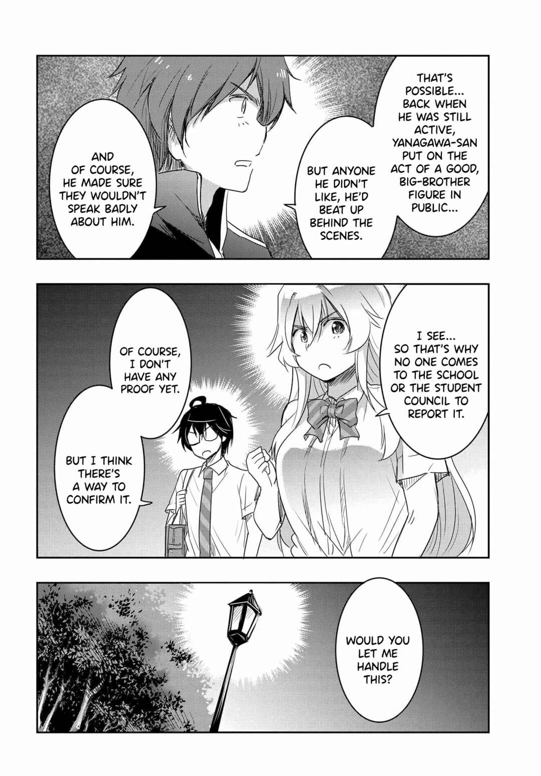 Page 21 Chapter 17 Watashi yori Tsuyoi Otoko to Kekkon shitai no - Seiso na Biji Seito Kaichou (Jitsu wa Moto Banchou) no Himitsu wo Shiru Inkya (Jitsu wa Kanojo wo Koeru Saikyou no Yankee)