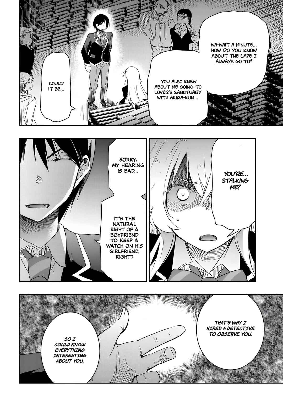 Page 10 Chapter 12 Watashi yori Tsuyoi Otoko to Kekkon shitai no - Seiso na Biji Seito Kaichou (Jitsu wa Moto Banchou) no Himitsu wo Shiru Inkya (Jitsu wa Kanojo wo Koeru Saikyou no Yankee)