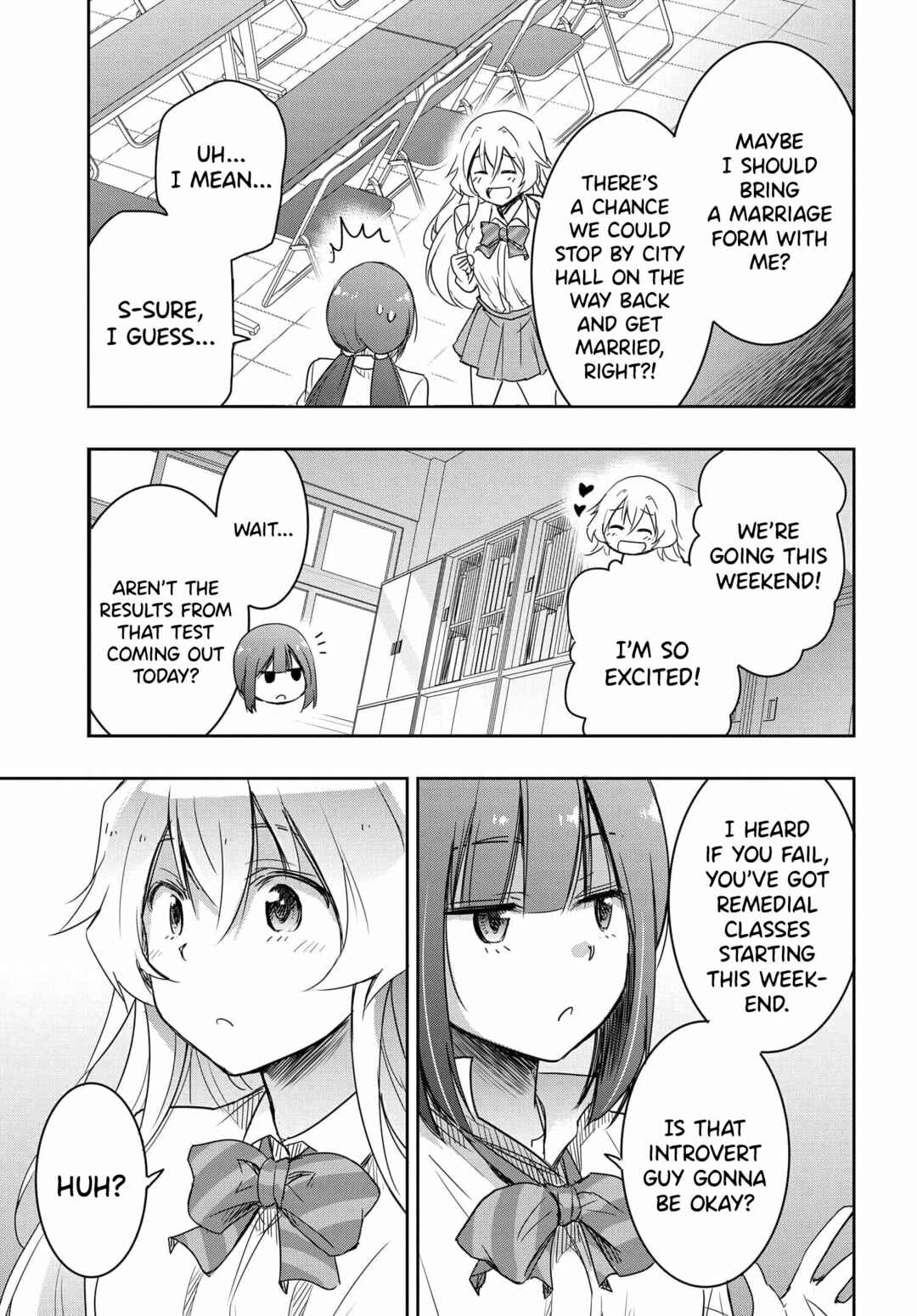 Page 6 Chapter 19 Watashi yori Tsuyoi Otoko to Kekkon shitai no - Seiso na Biji Seito Kaichou (Jitsu wa Moto Banchou) no Himitsu wo Shiru Inkya (Jitsu wa Kanojo wo Koeru Saikyou no Yankee)