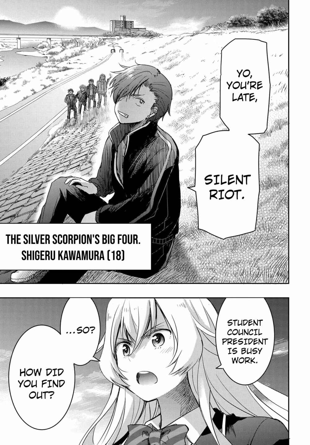 Page 10 Chapter 2 Watashi yori Tsuyoi Otoko to Kekkon shitai no - Seiso na Biji Seito Kaichou (Jitsu wa Moto Banchou) no Himitsu wo Shiru Inkya (Jitsu wa Kanojo wo Koeru Saikyou no Yankee)