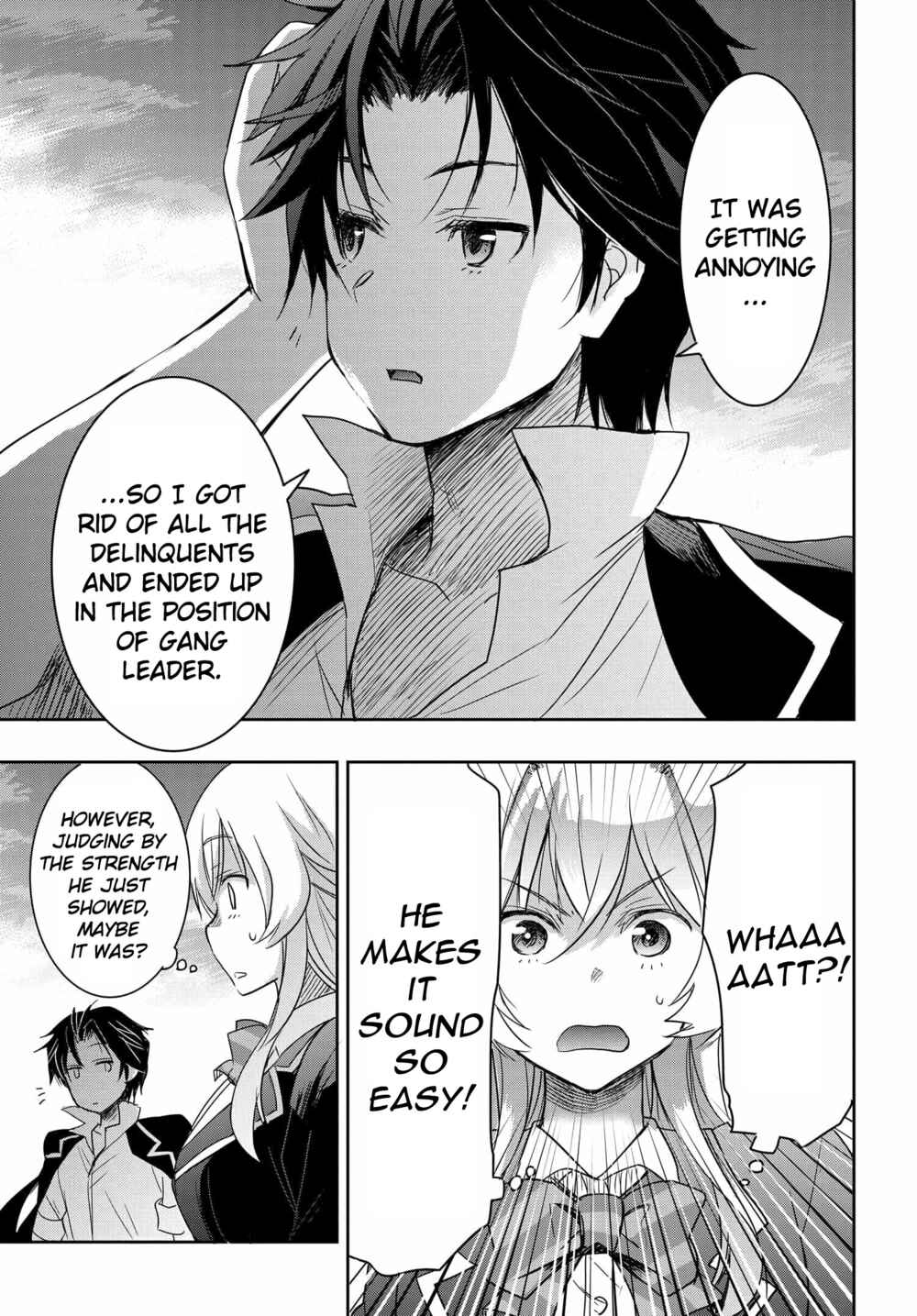 Page 37 Chapter 2 Watashi yori Tsuyoi Otoko to Kekkon shitai no - Seiso na Biji Seito Kaichou (Jitsu wa Moto Banchou) no Himitsu wo Shiru Inkya (Jitsu wa Kanojo wo Koeru Saikyou no Yankee)
