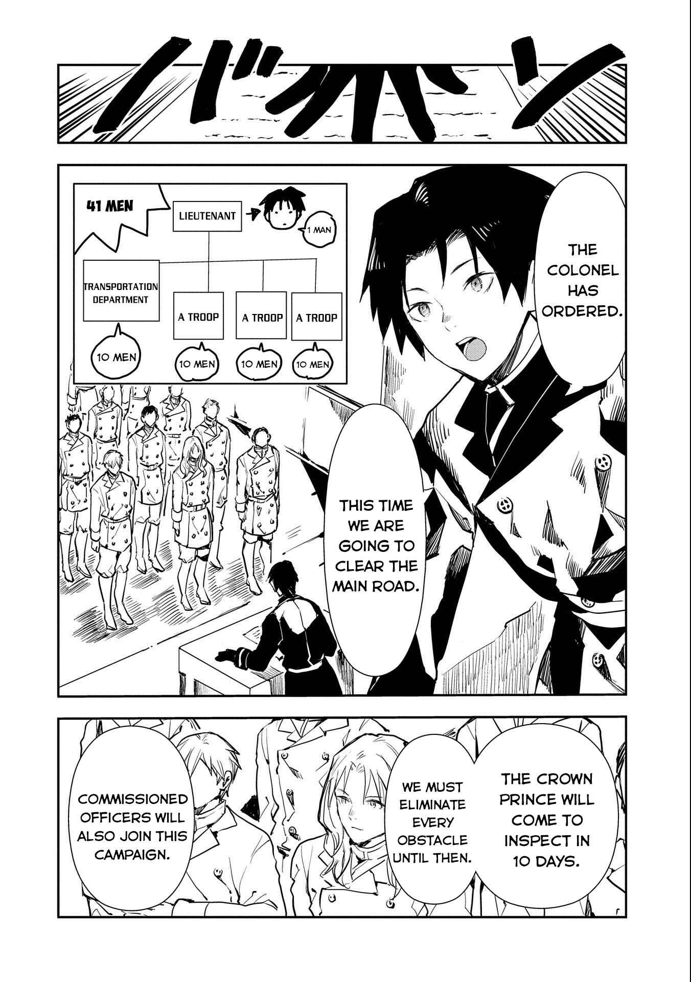 Page 13 Chapter 2 Tensei Shitara Heishi Datta?! - Akai Shinigami to Yobareta Otoko