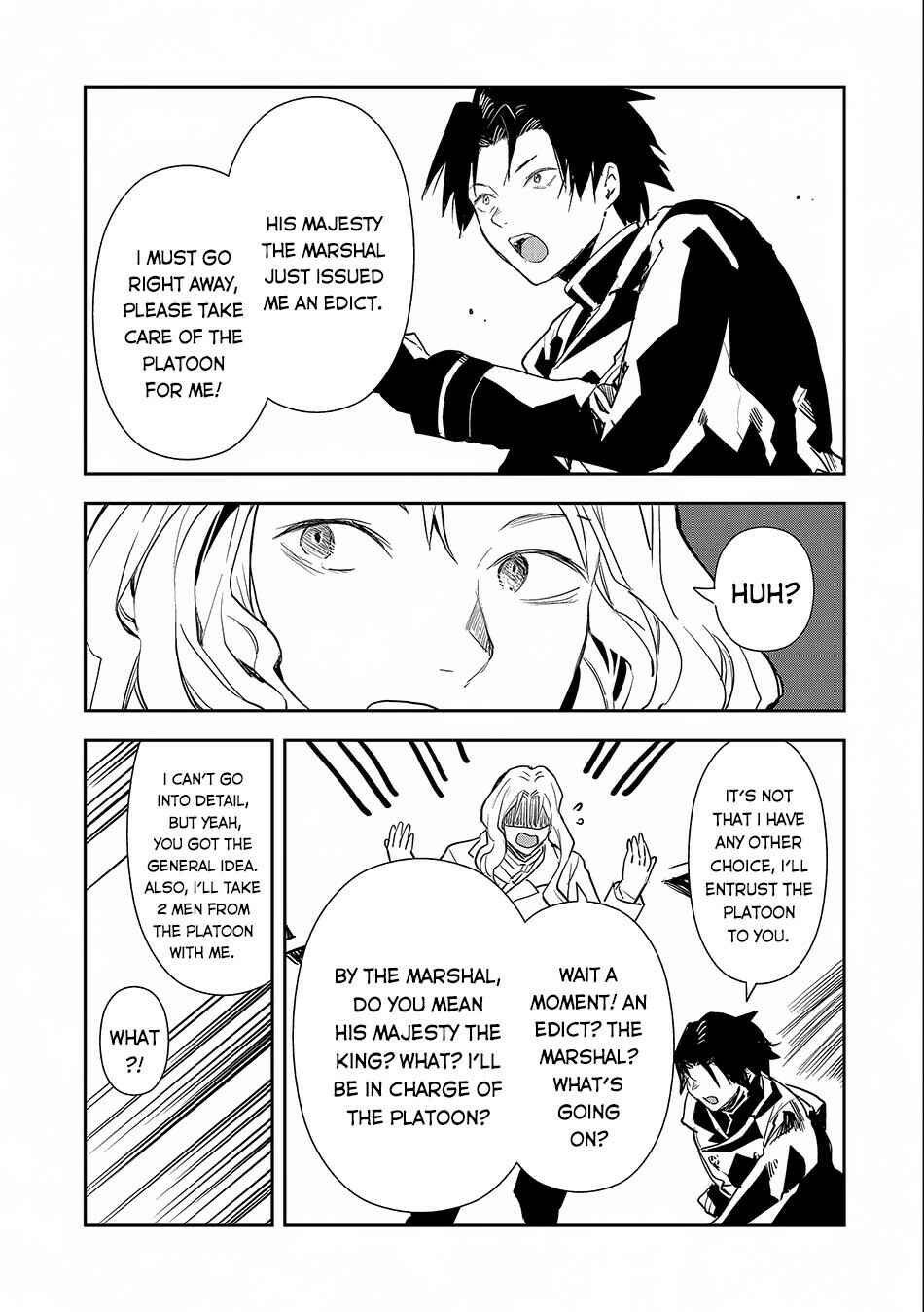 Page 16 Chapter 4 Tensei Shitara Heishi Datta?! - Akai Shinigami to Yobareta Otoko