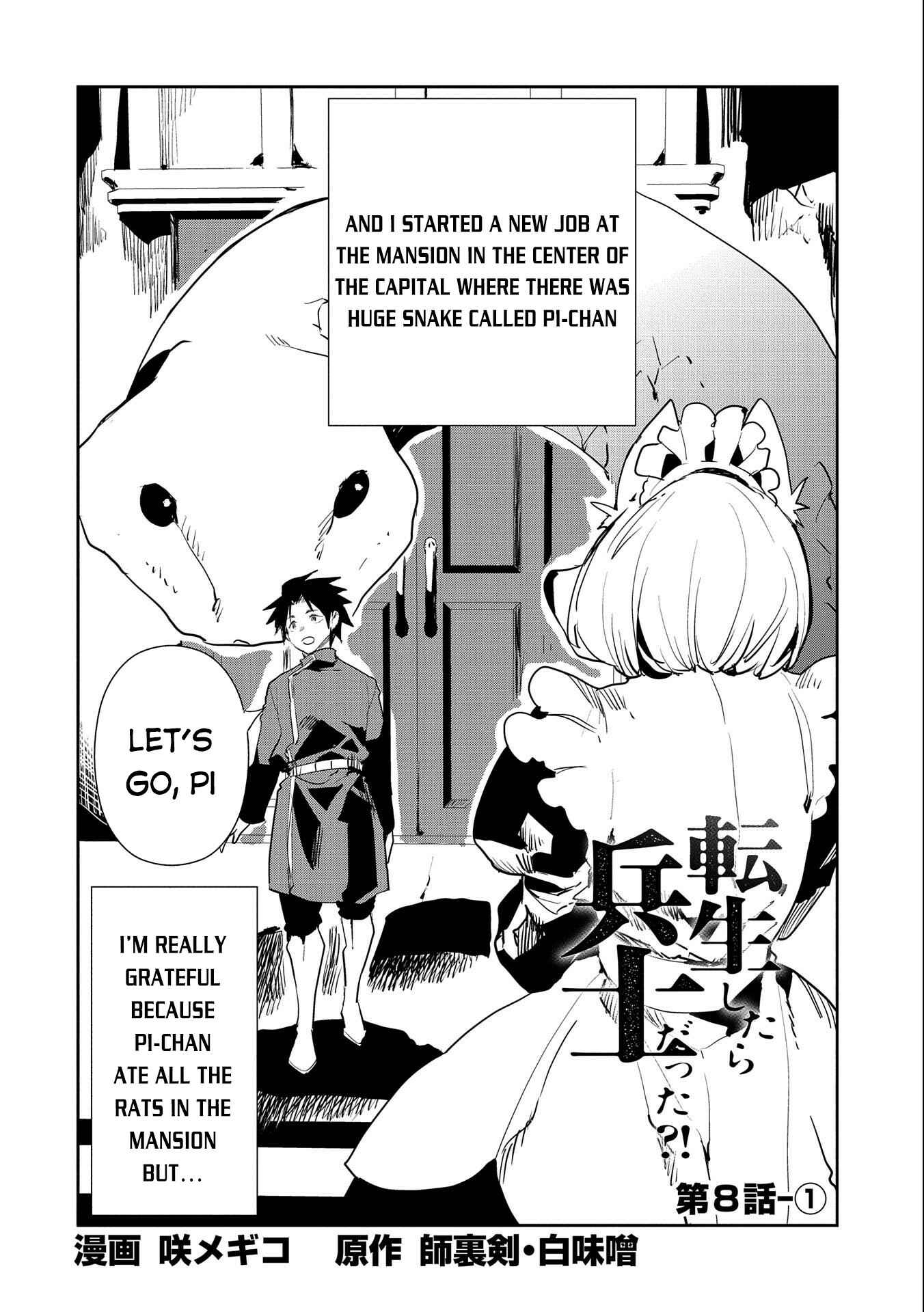 Page 3 Chapter 8 Tensei Shitara Heishi Datta?! - Akai Shinigami to Yobareta Otoko