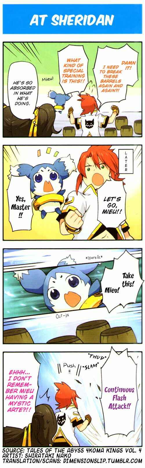 Page 1 Chapter 27 Tales of the Abyss 4koma Kings