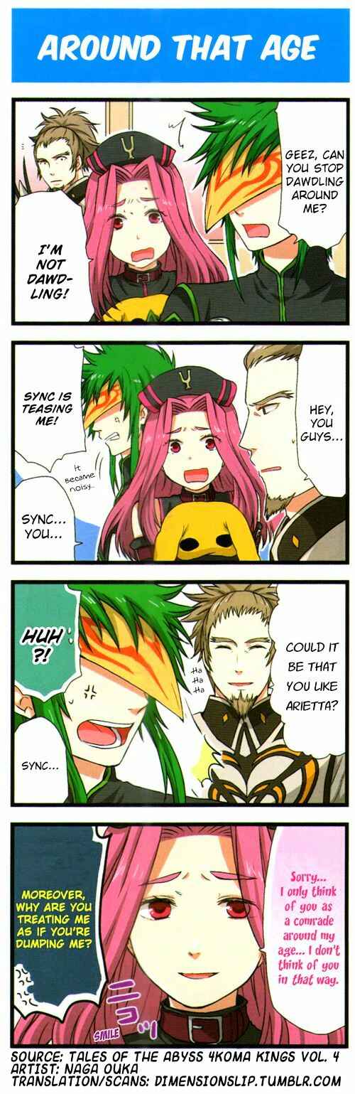 Page 1 Chapter 29 Tales of the Abyss 4koma Kings